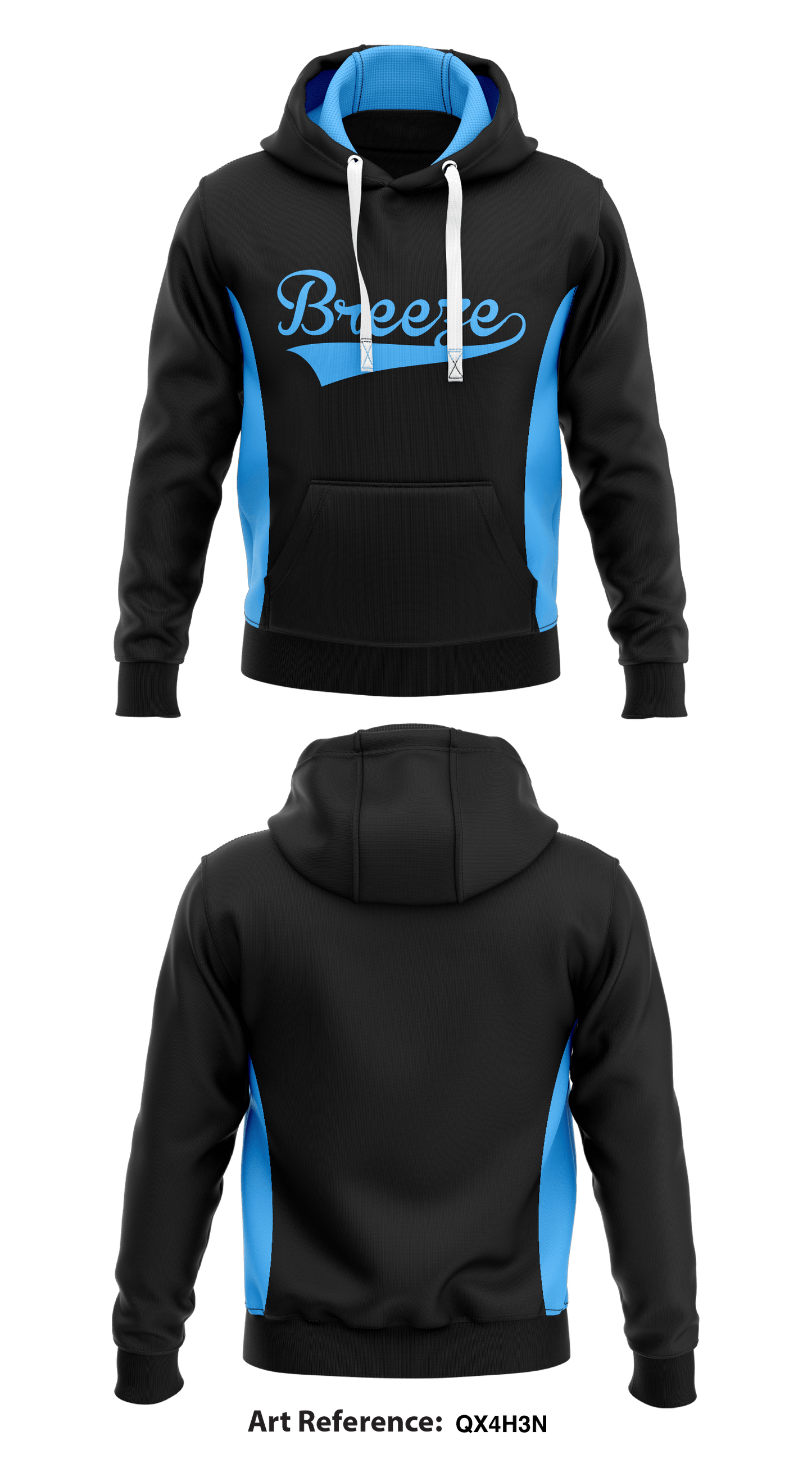 Breeze Store 2 Core Men's Hooded Performance Sweatshirt - qx4H3N