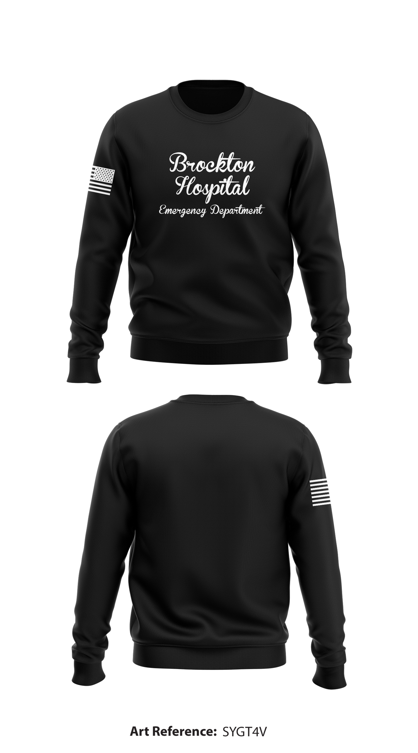 Brockton Hospital Store 1 Core Men's Crewneck Performance Sweatshirt - SYGt4v