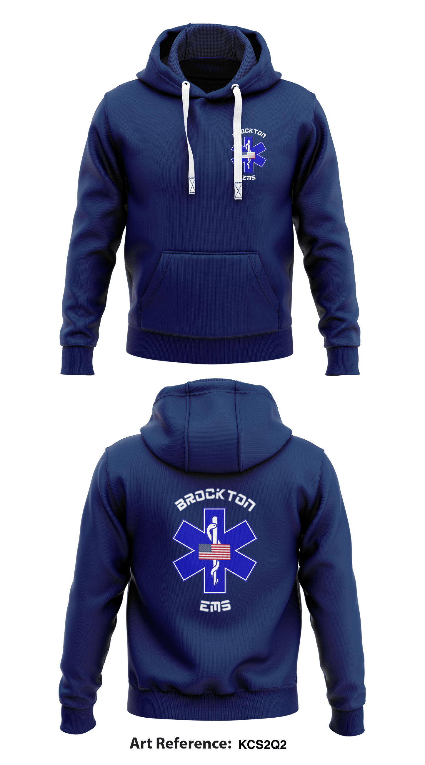 Brockton EMS Store 1 Core Men's Hooded Performance Sweatshirt - KcS2Q2