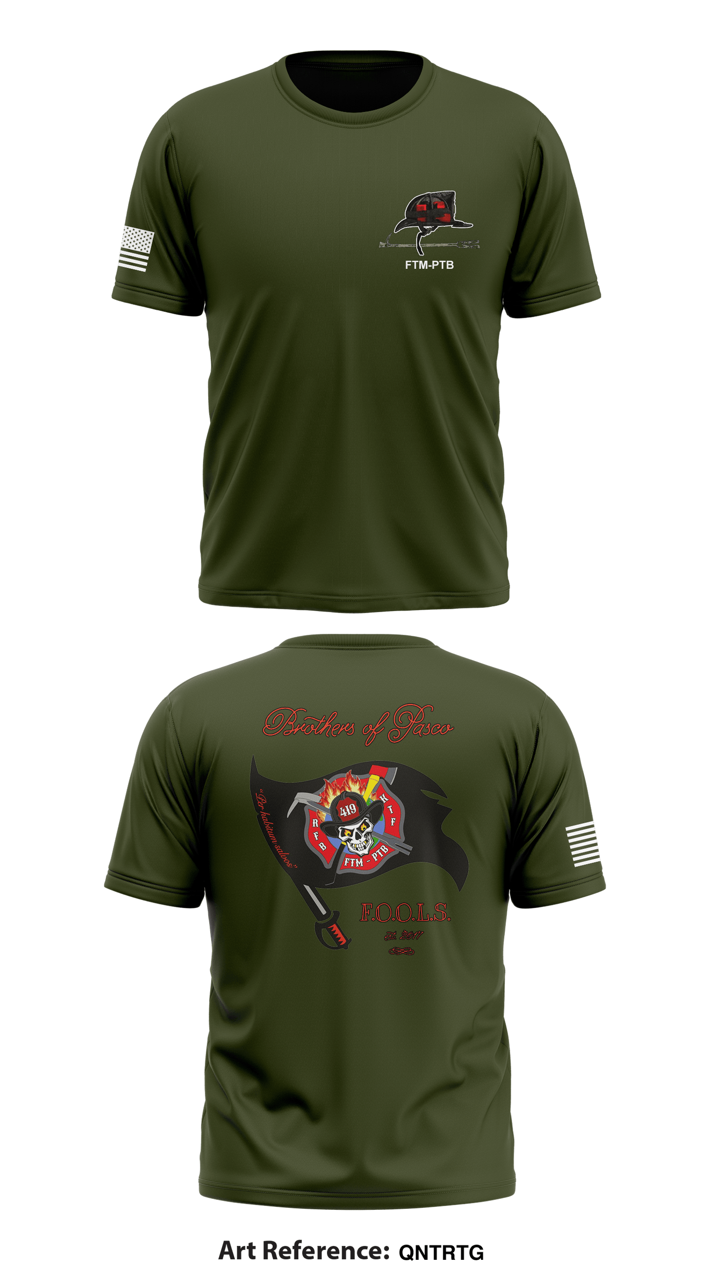Brothers of Pasco F.O.O.L.S. Store 1 Core Men's SS Performance Tee - Qntrtg