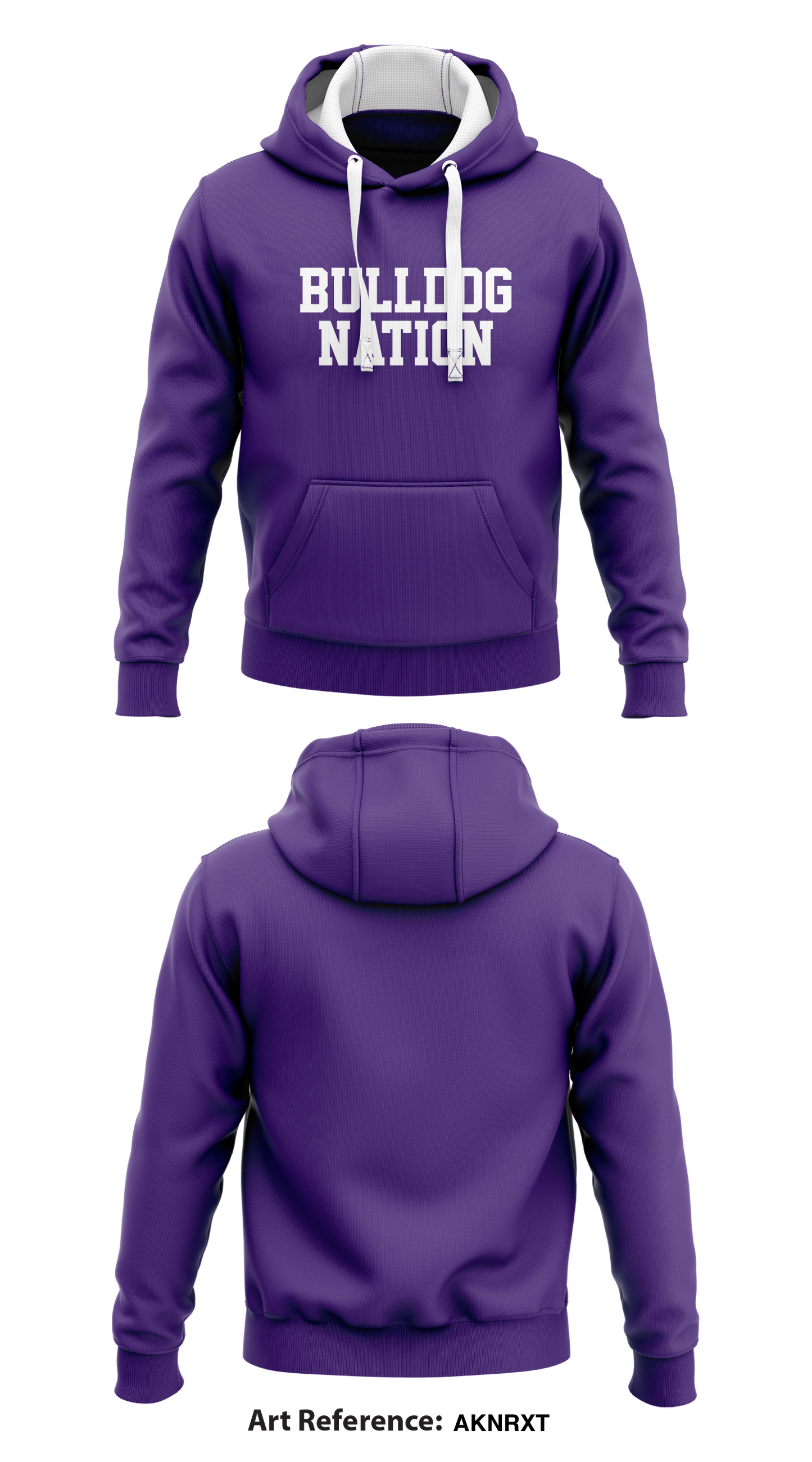 BULLDOG NATION Store 1 Core Men's Hooded Performance Sweatshirt - AKnRxt