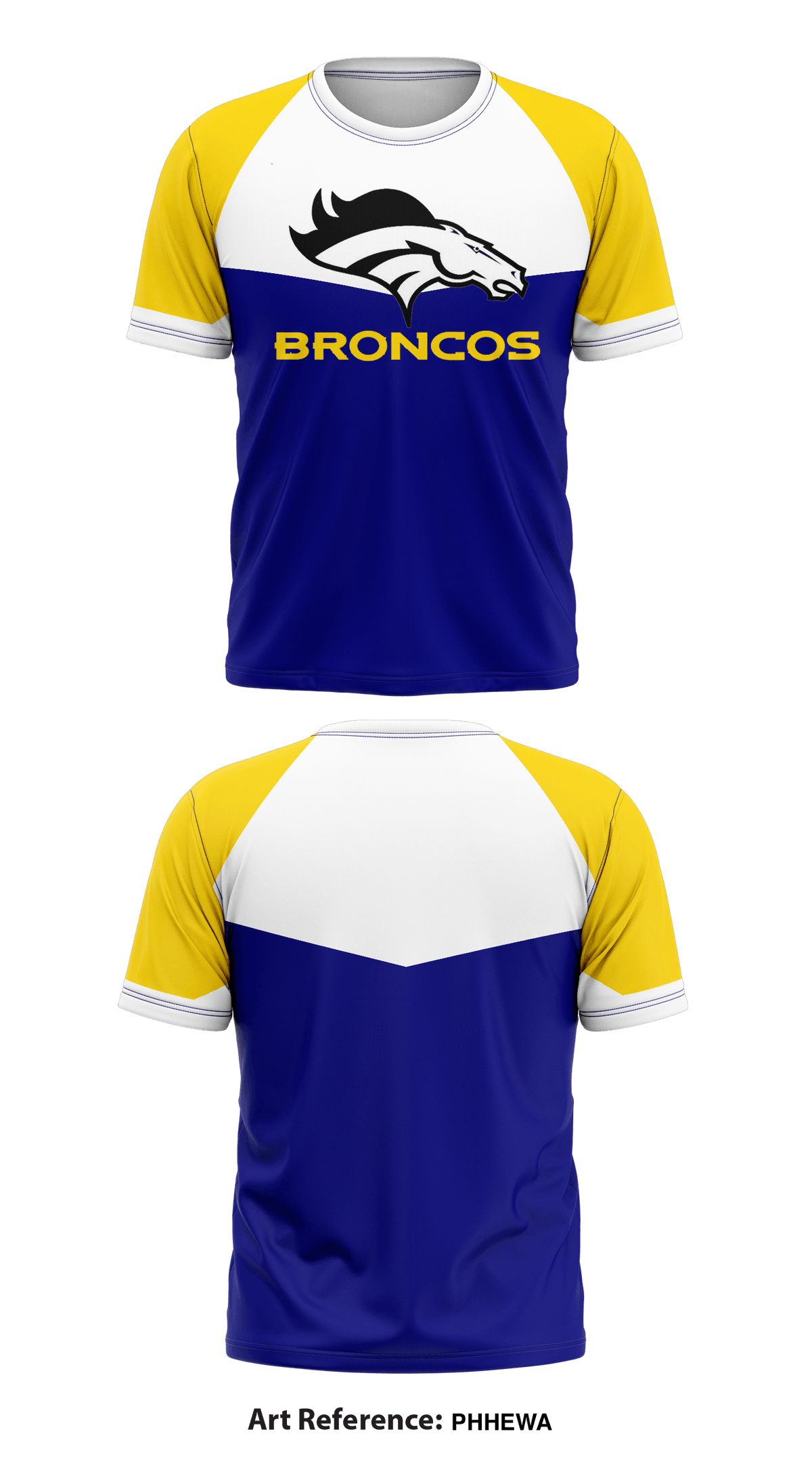 Burrillville Broncos Store 1 Core Men's SS Performance Tee - PHheWA