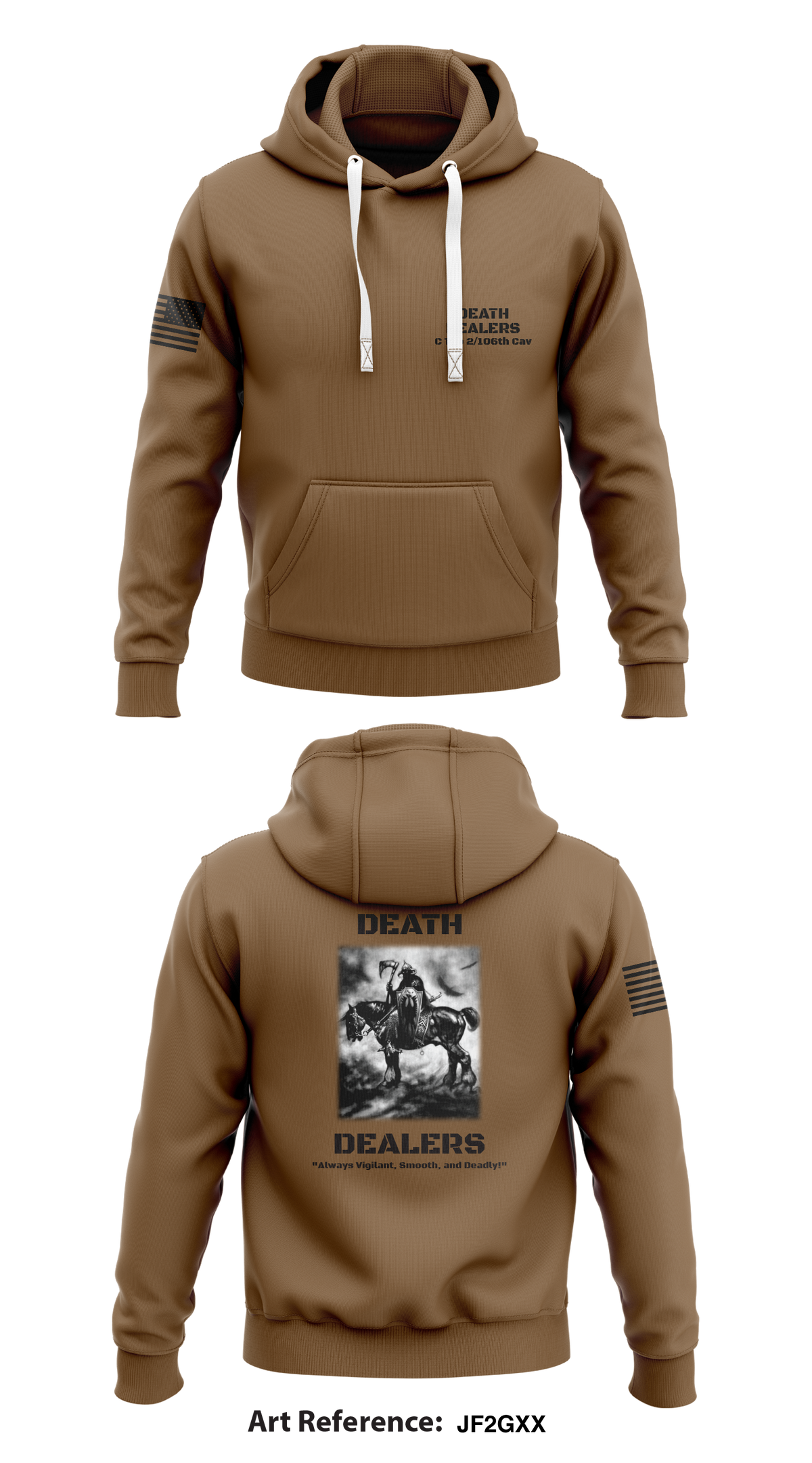 C Trp 2/16th Cav Store 1 Core Men's Hooded Performance Sweatshirt - Jf2Gxx