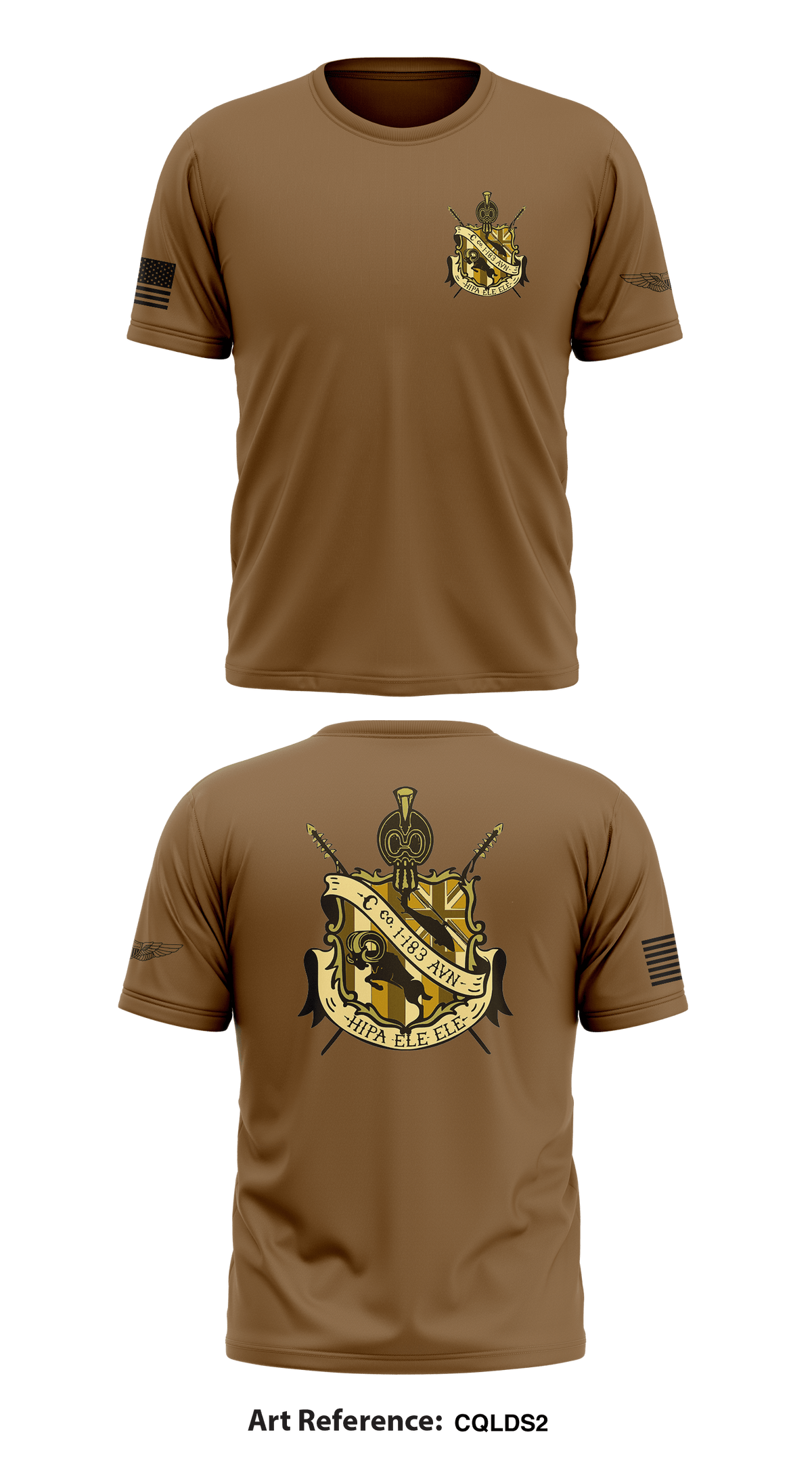 C.Co.1-183rd AVN REGT Store 1 Core Men's SS Performance Tee - CqLDS2