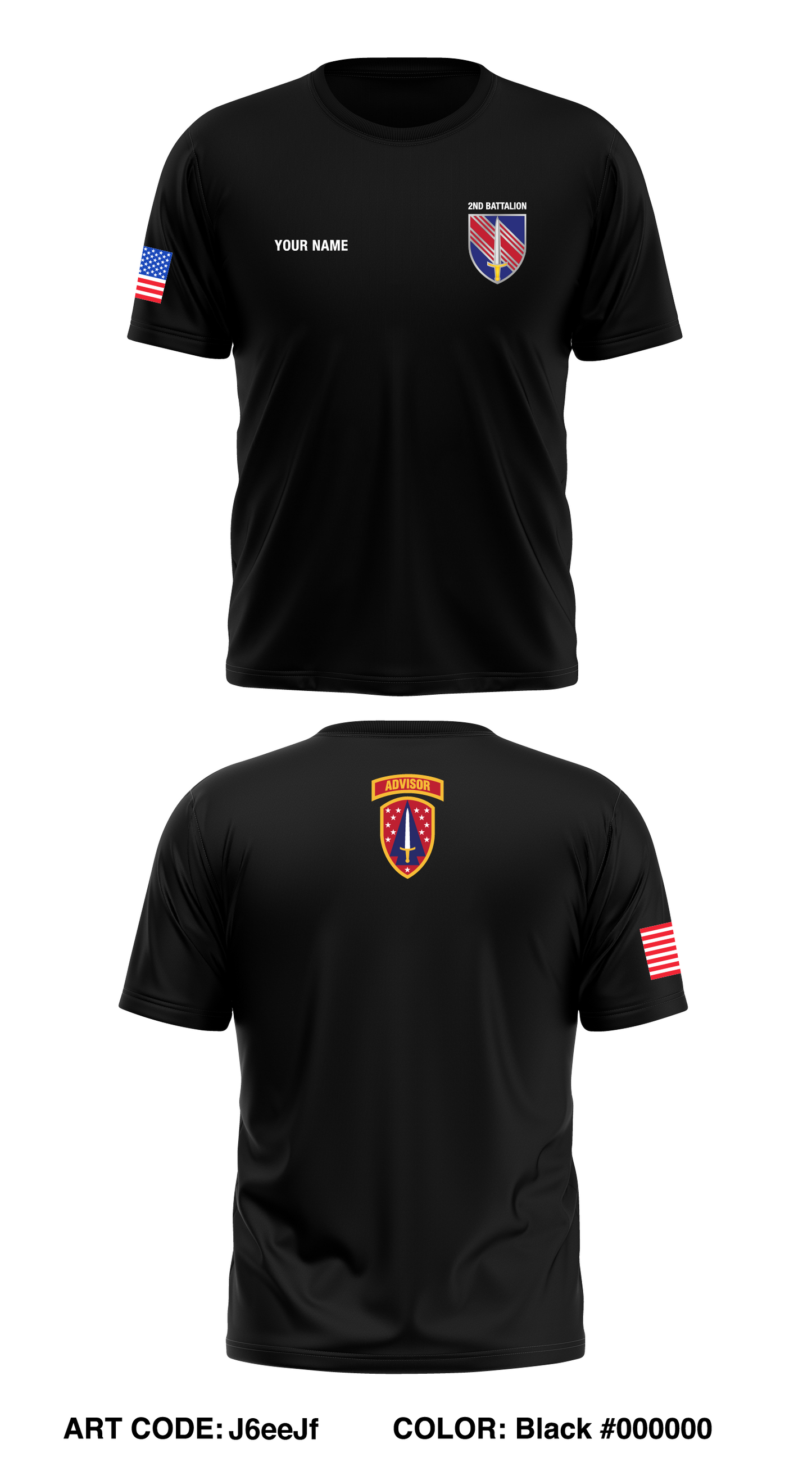 CUSTOM - C Co 2-2 SFAB Store 1 Core Men's SS Performance Tee - J6eeJf