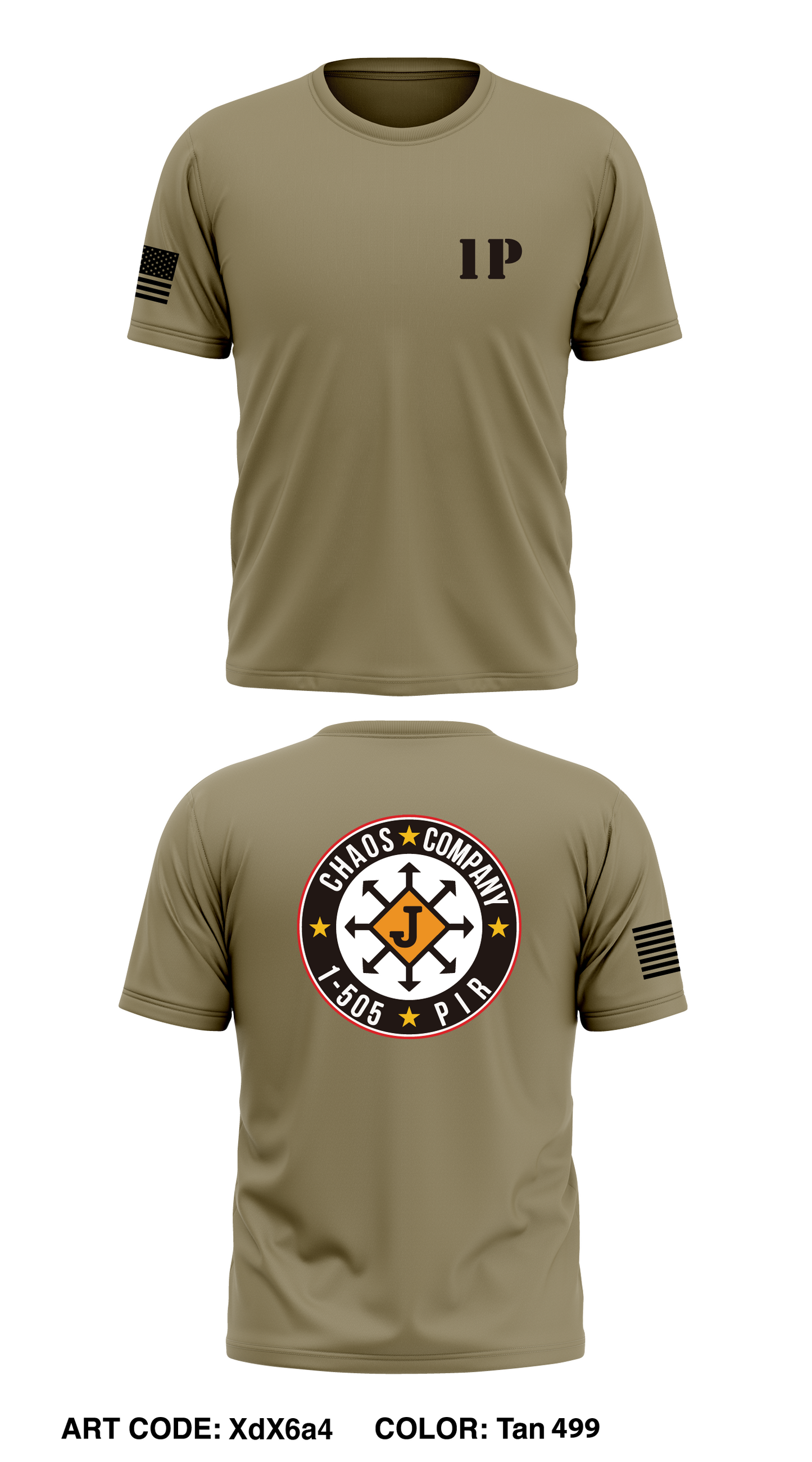C Co, 1-505th PIR Store 1 Core Men's SS Performance Tee - XdX6a4