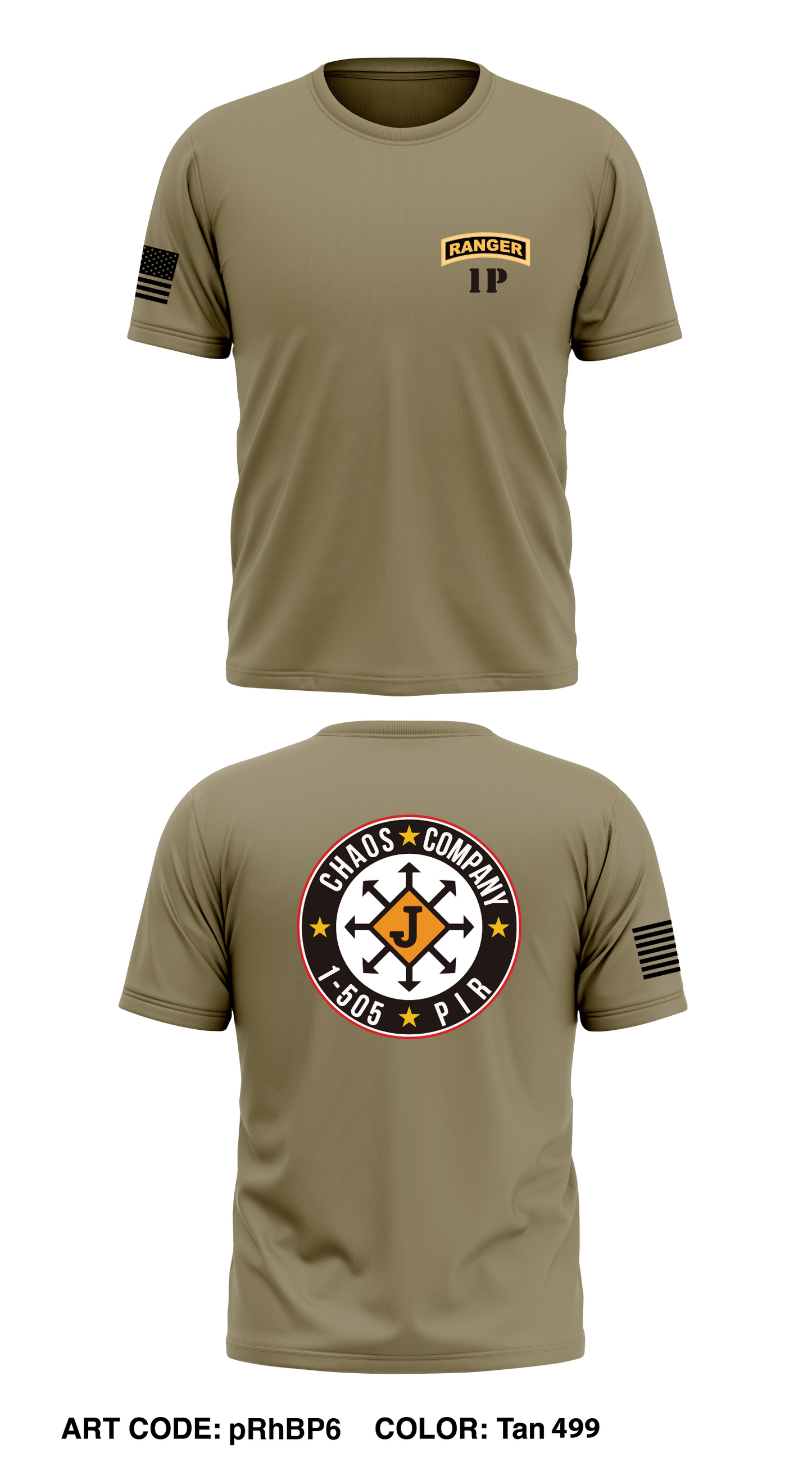 C Co, 1-505th PIR Store 1 Core Men's SS Performance Tee - pRhBP6
