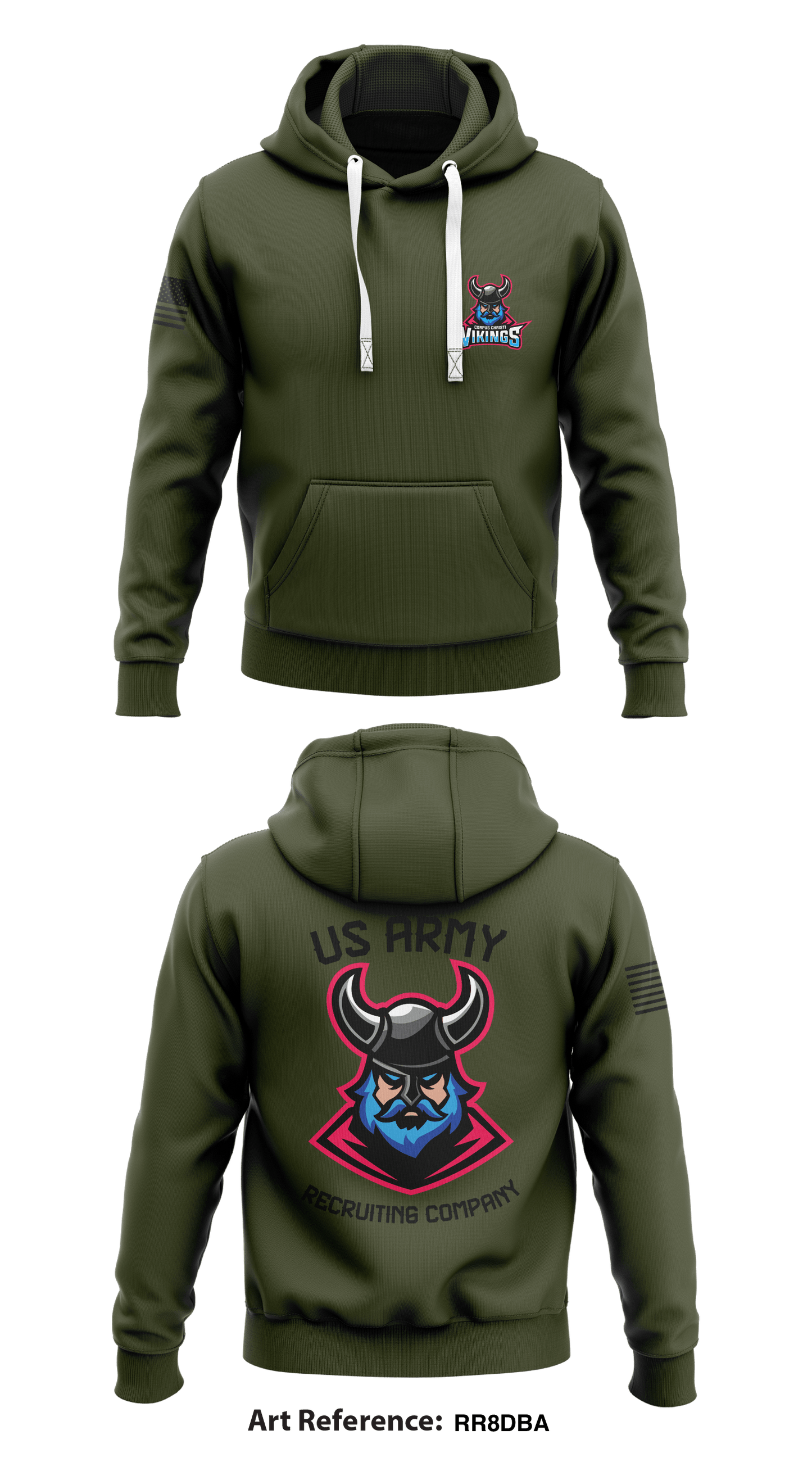 CORPUS CHRISTI US ARMY RECRUITING COMPANY Store 1 Core Men's Hooded Performance Sweatshirt - rr8dbA