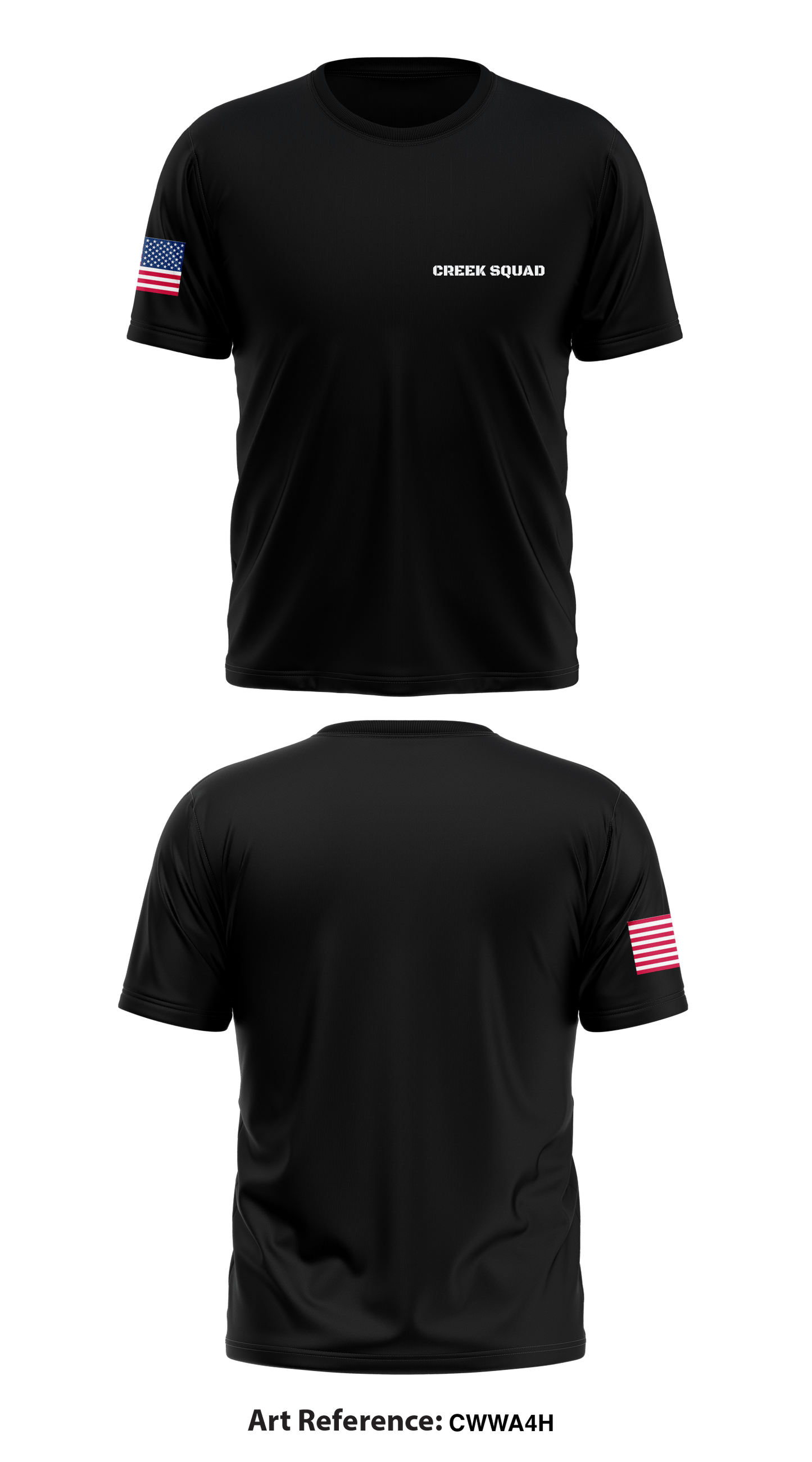 CREEK SQUAD Store 1 Core Men's SS Performance Tee - Cwwa4H