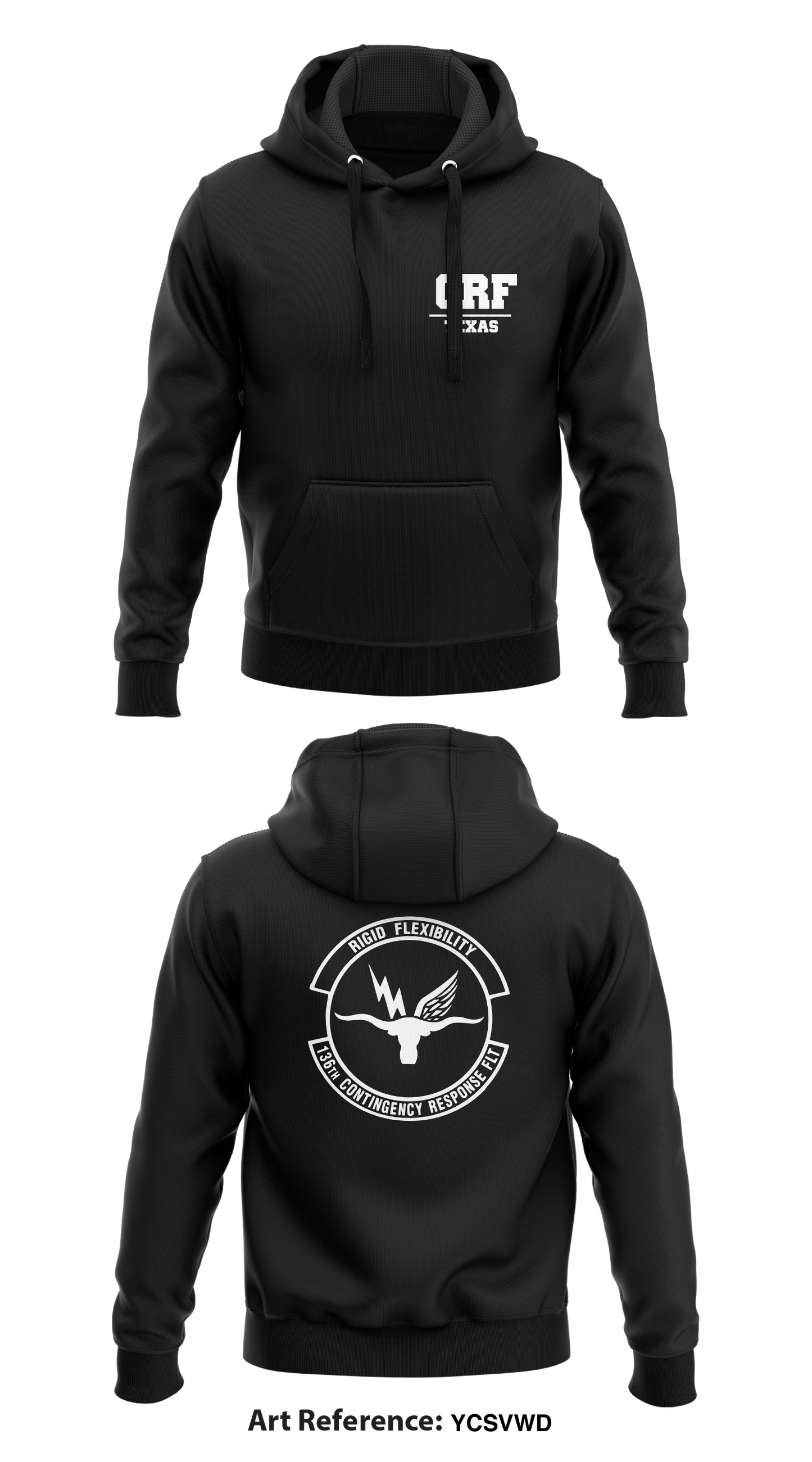 C.R.F Core Men's Hooded Performance Sweatshirt - YCSVwd