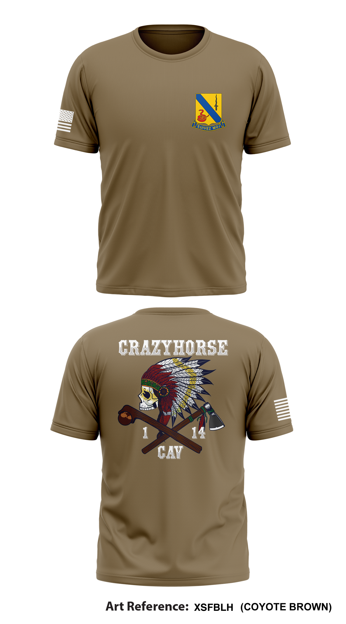 C TRP, 1-14 CAV, 1-2 SBCT Store 1 Core Men's SS Performance Tee - XsFBLH