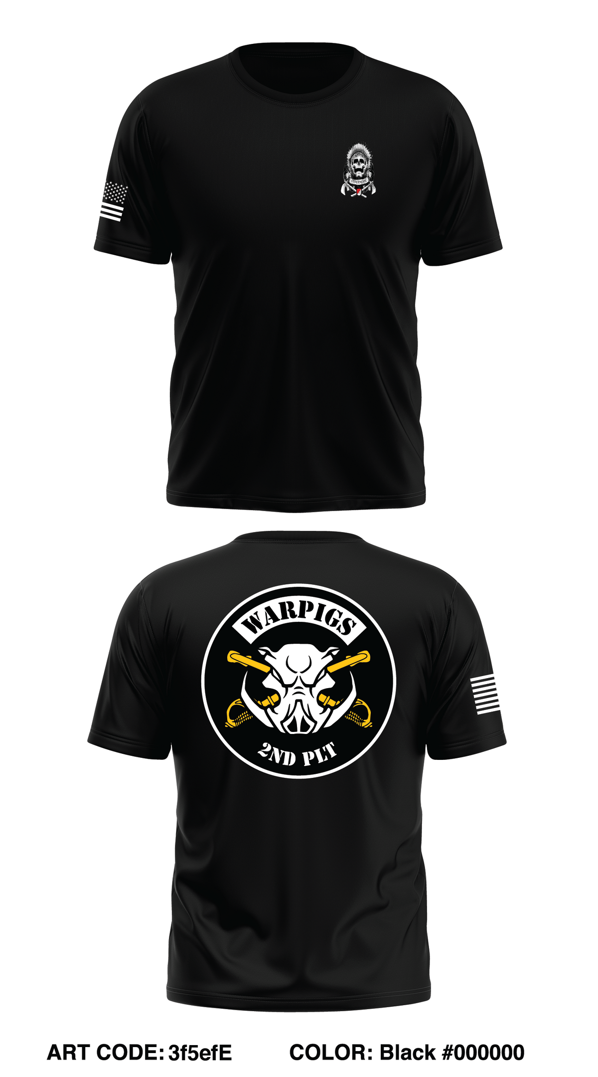 C Trp, 6-9th Cav, 3rd ABCT, 1st CD Store 1 Core Men's SS Performance Tee - 3f5efE