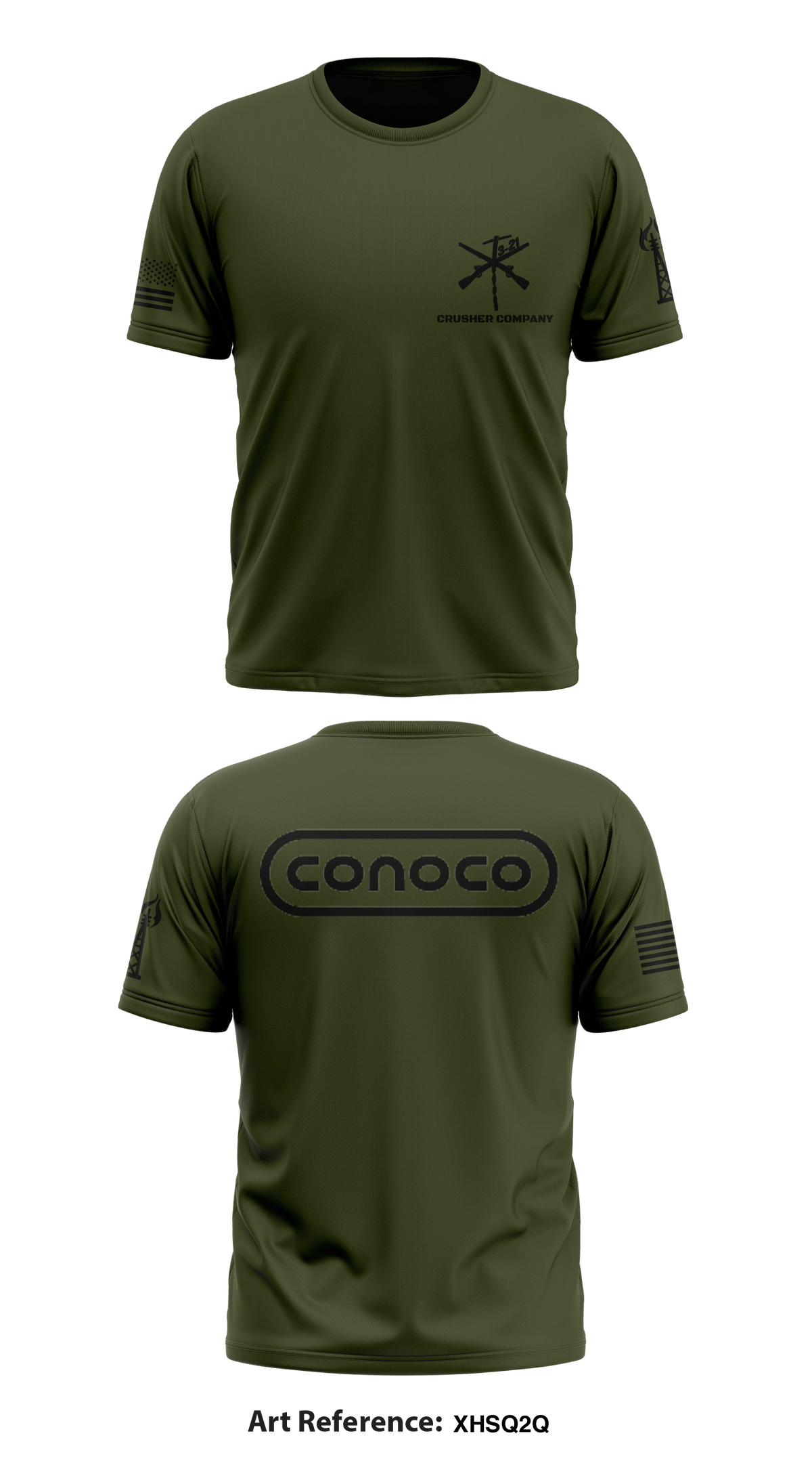 C Co, 3-21 Core Men's SS Performance Tee - xhsq2Q