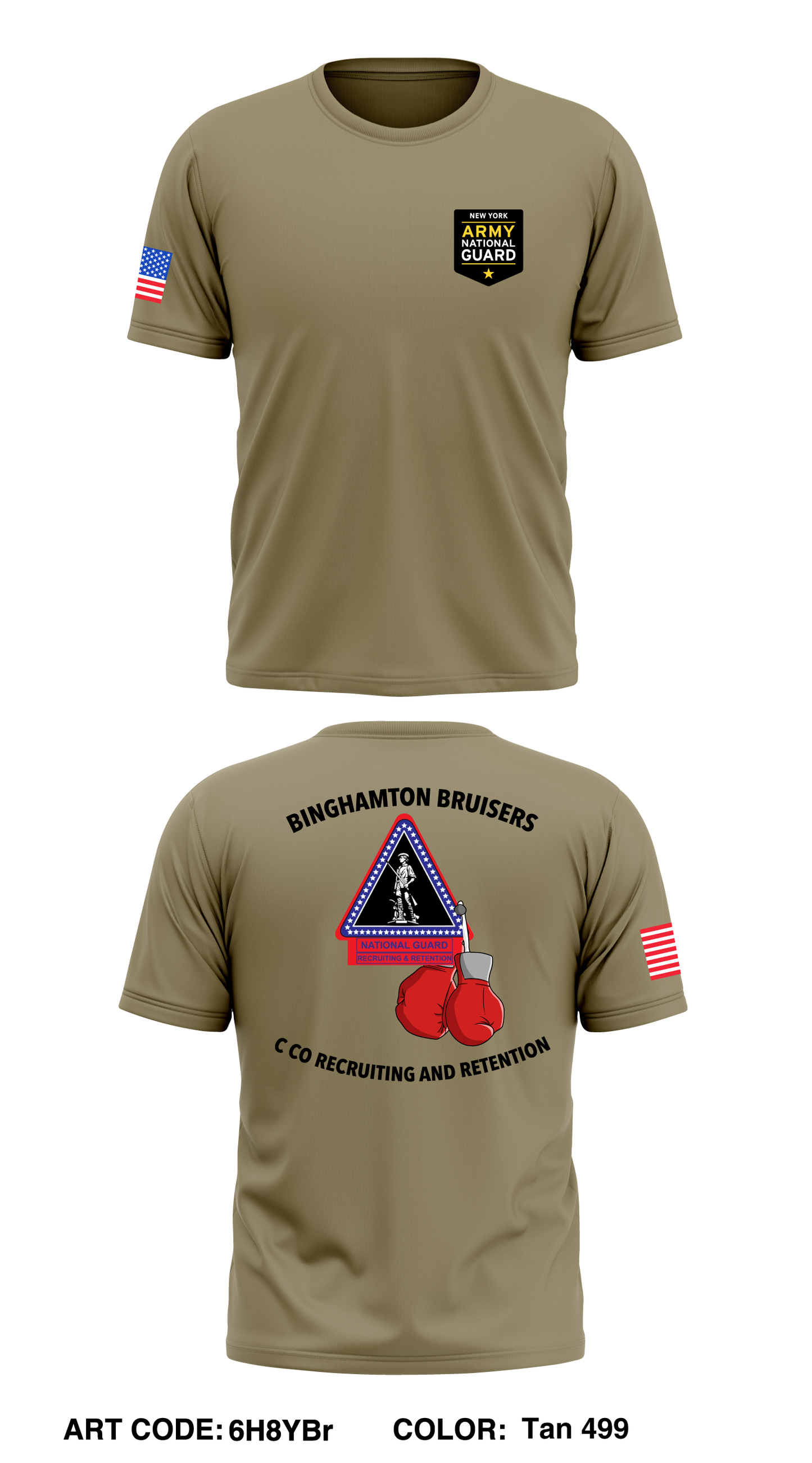 C Co Recruiting and Retention Core Men's SS Performance Tee - 6H8YBr