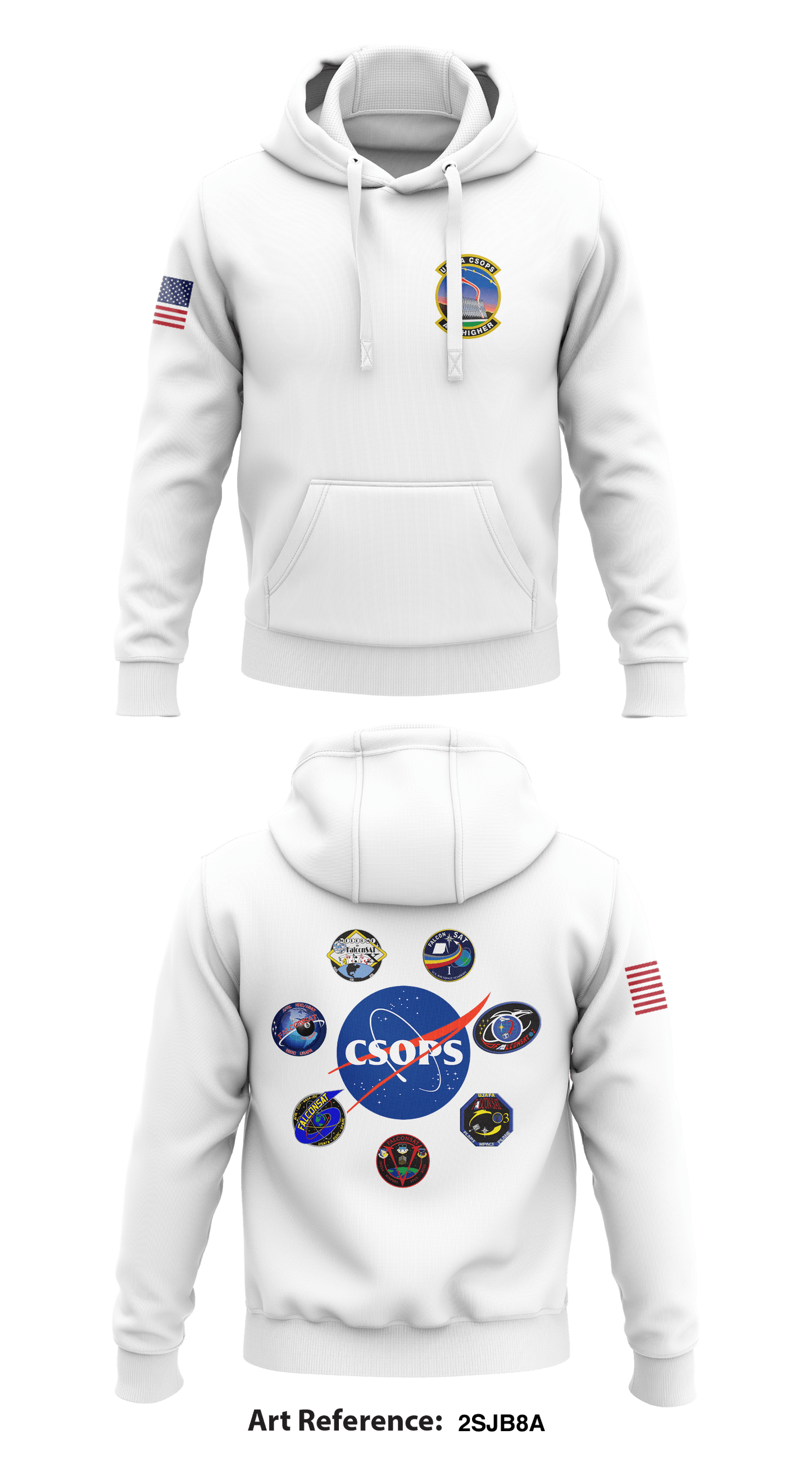 Cadet Space Operations Squadron (CSOPS) Store 1 Core Men's Hooded Performance Sweatshirt - 2SjB8a