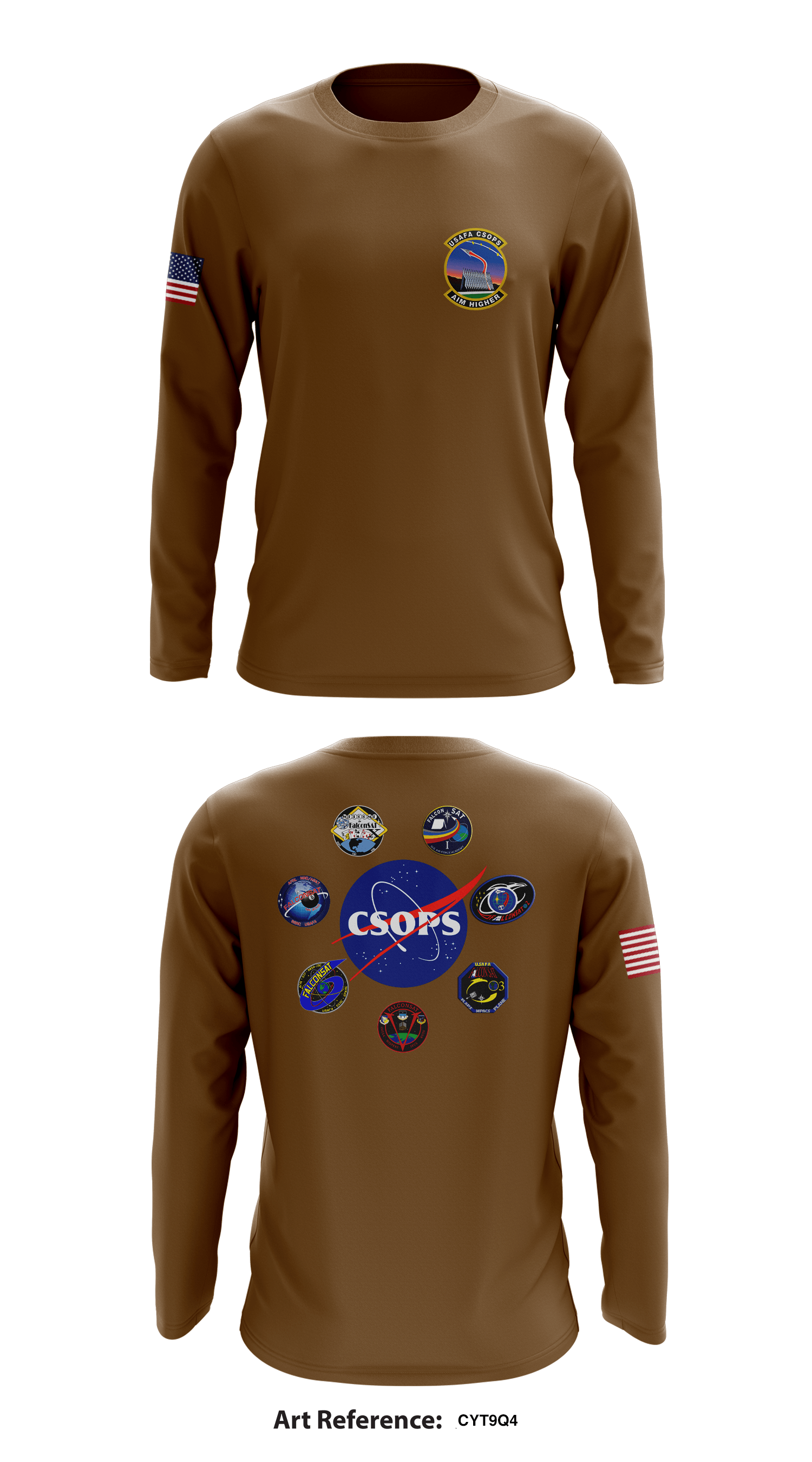 Cadet Space Operations Squadron (CSOPS) Store 1 Core Men's LS