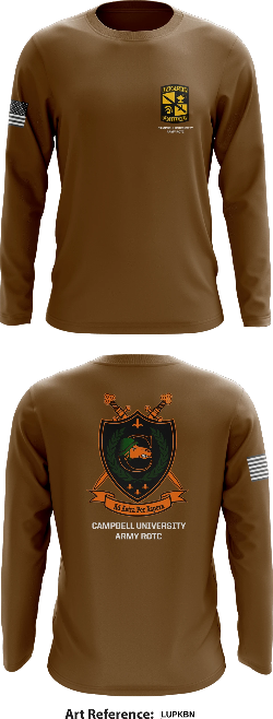 Campbell University Army ROTC Store 1 Core Men's LS Performance Tee - LUPKbN