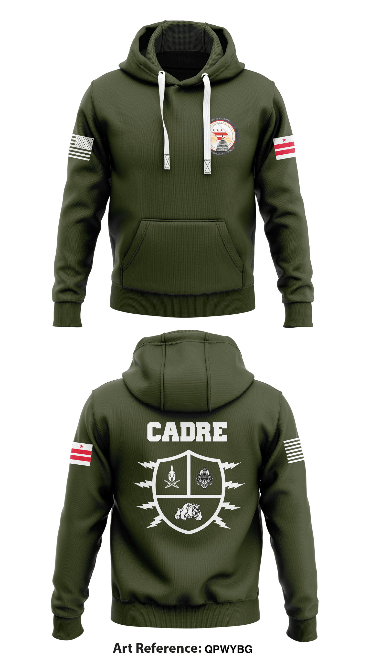 Capital Guardián Youth Challenge Academy Store 1 Core Men's Hooded Performance Sweatshirt - QPwyBg