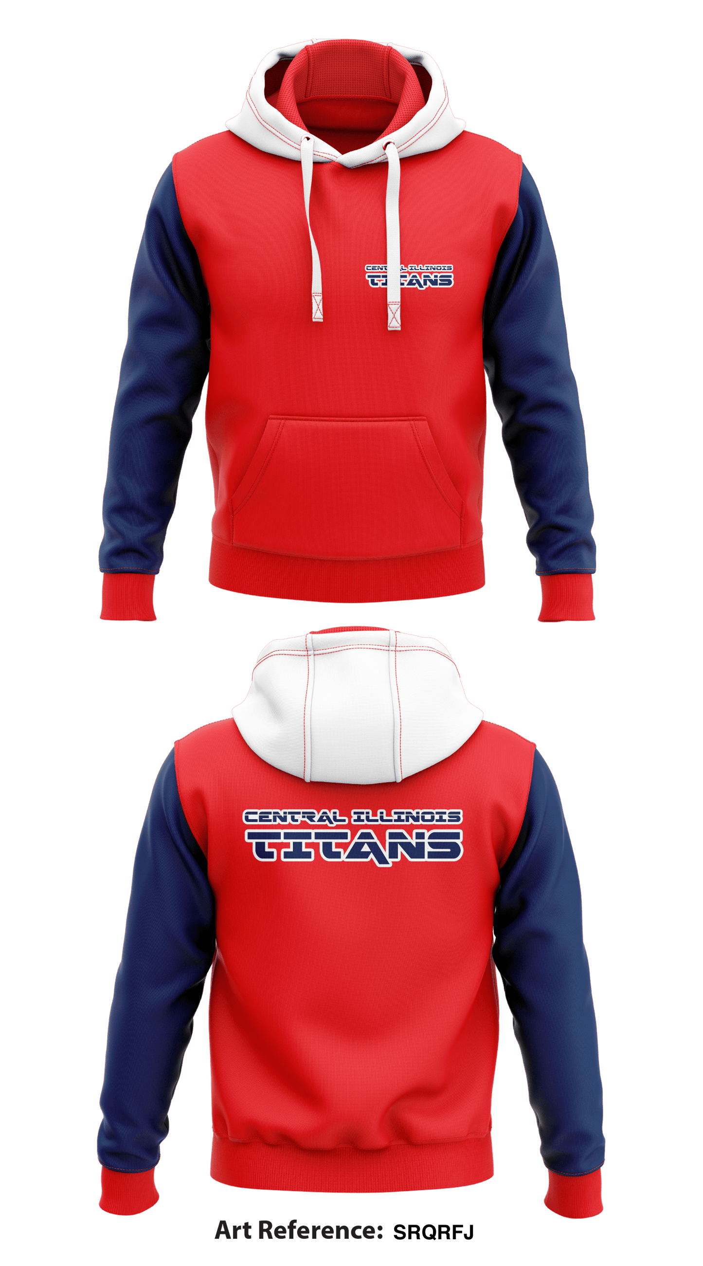 Central Illinois Titans Store 1 Core Men's Hooded Performance Sweatshirt - srqRfJ