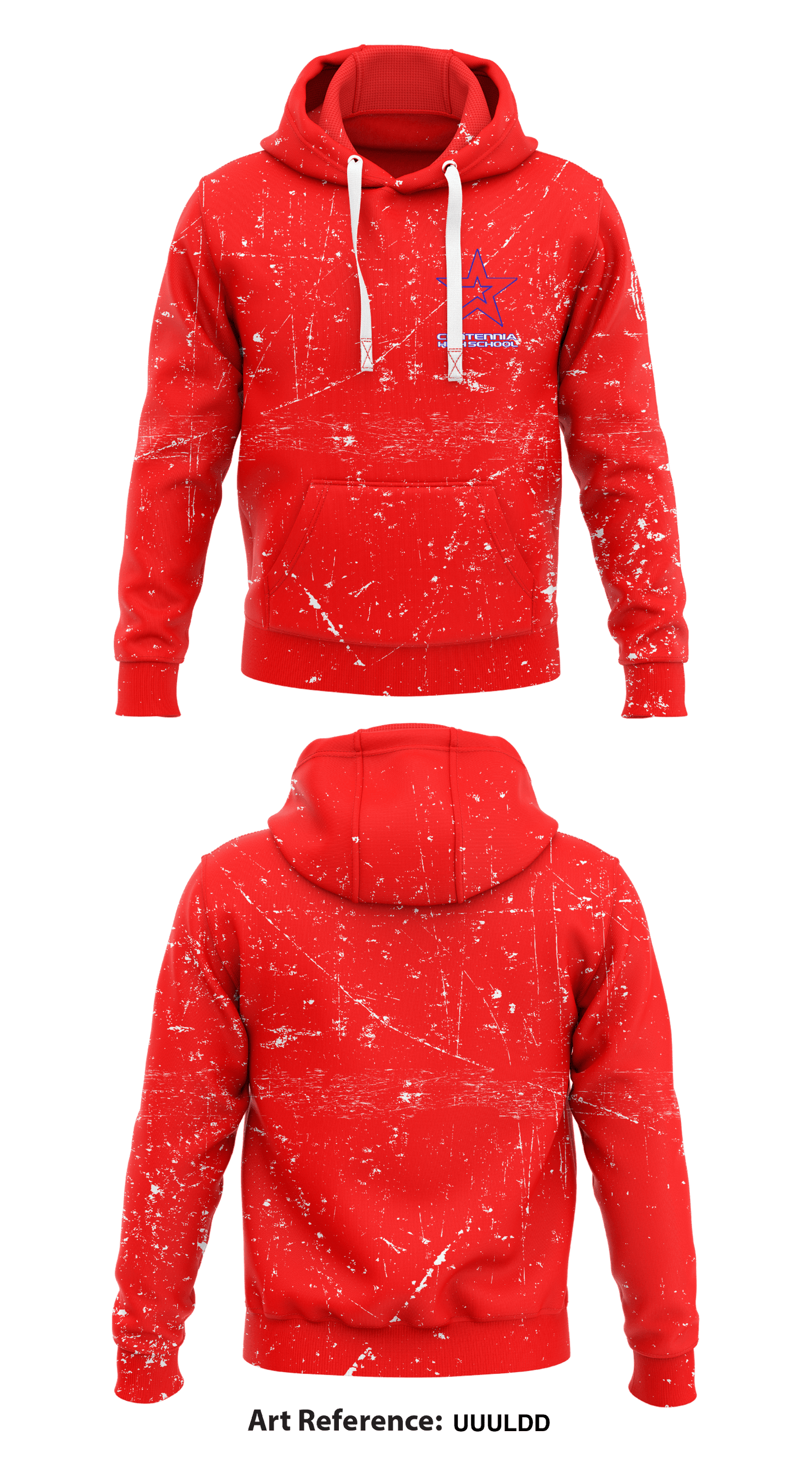 Centennial High School Core Men's Hooded Performance Sweatshirt - UuULDD