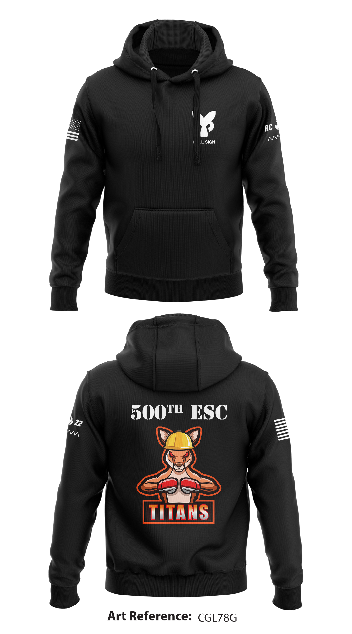 CUSTOM - 5th ESC Core Men's Hooded Performance Sweatshirt - CgL78G