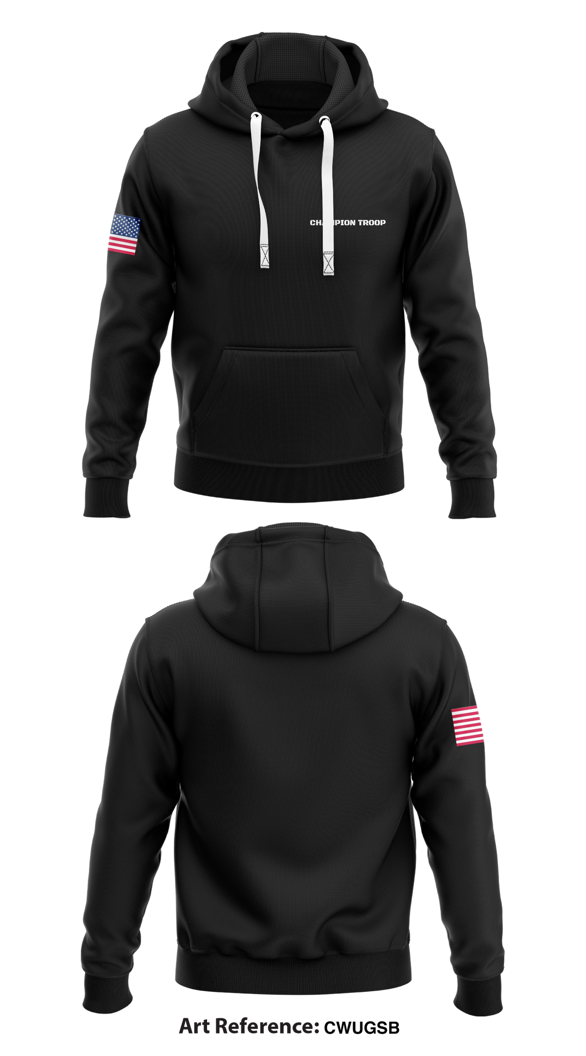Champion Troop Core Men's Hooded Performance Sweatshirt - CwugSB