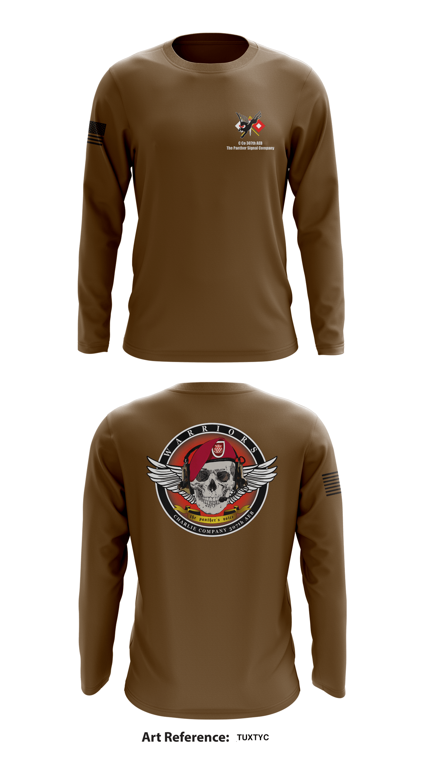 Charlie Company 307th AEB Store 1 Core Men's LS Performance Tee - tUxtYc