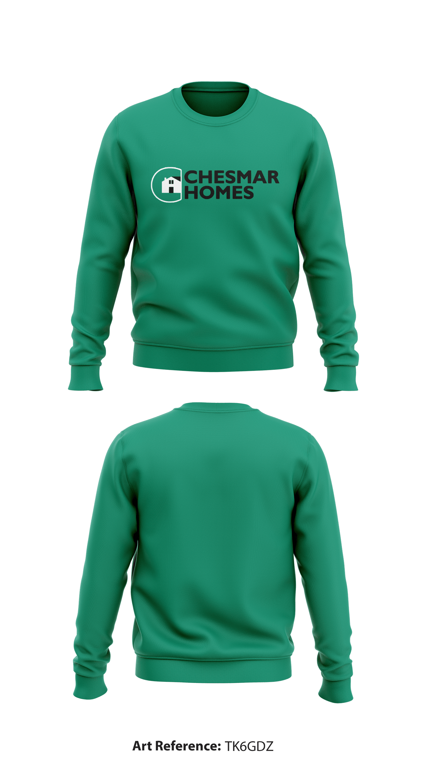 Chesmar Homes Store 1 Core Men's Crewneck Performance Sweatshirt - TK6gDZ