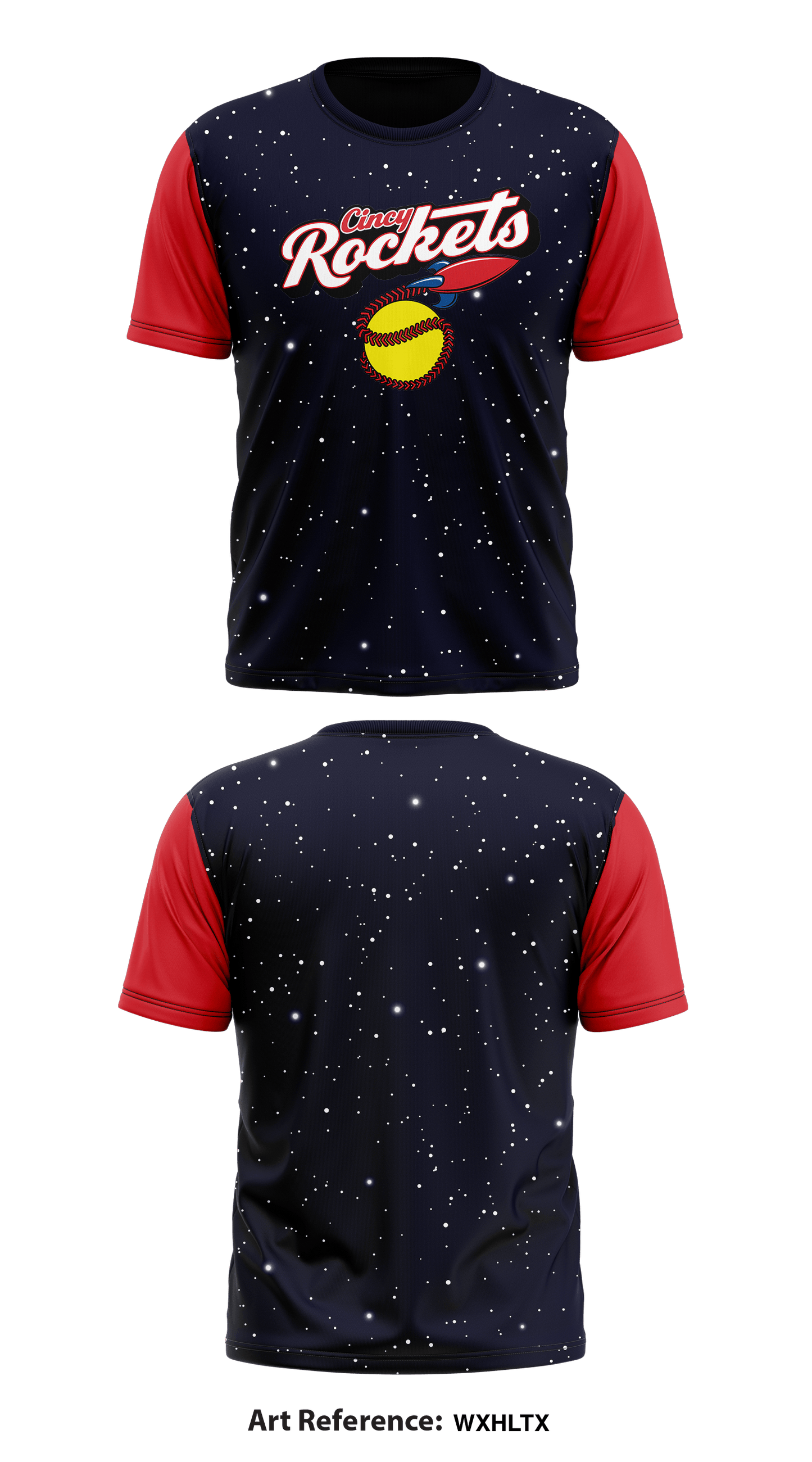 Cincy Rockets Store 1 Core Men's SS Performance Tee - WxHLtx