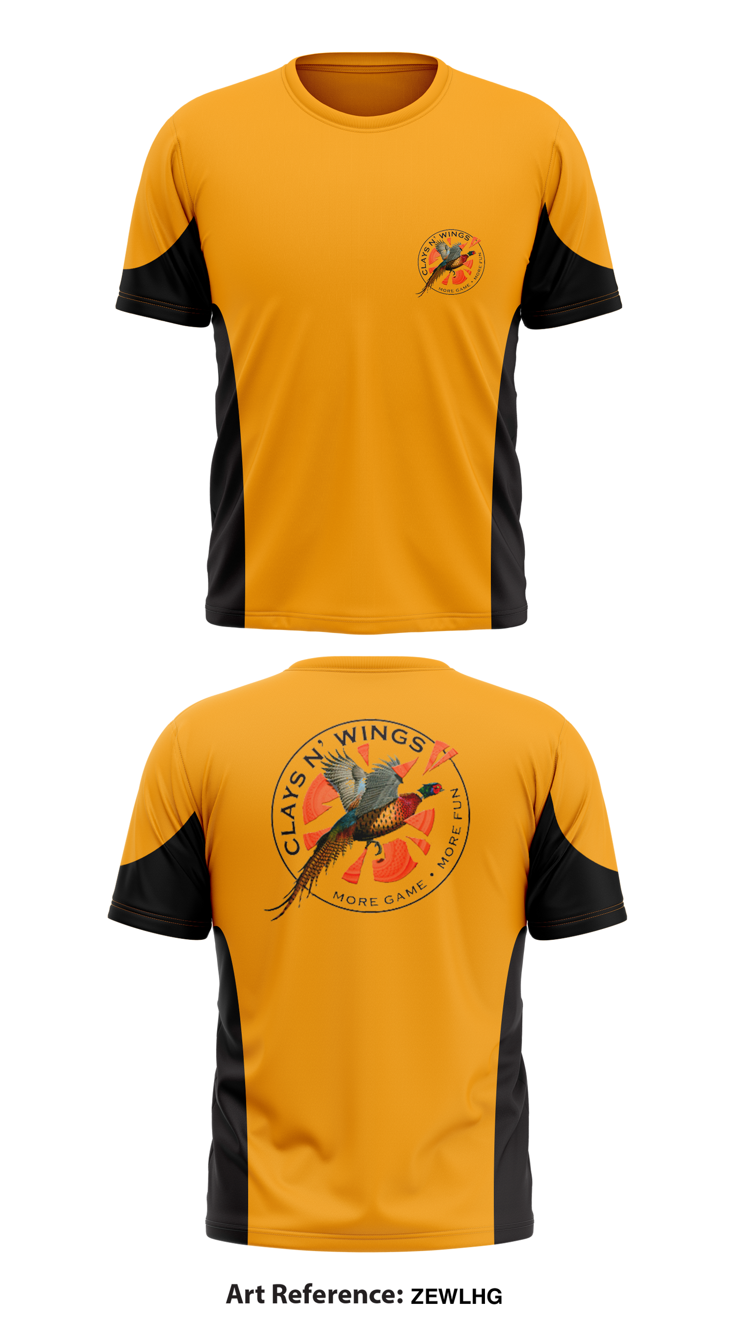 Clays N' Wings Shooting Instruction Store 1 Core Men's SS Performance Tee - ZEWLHG