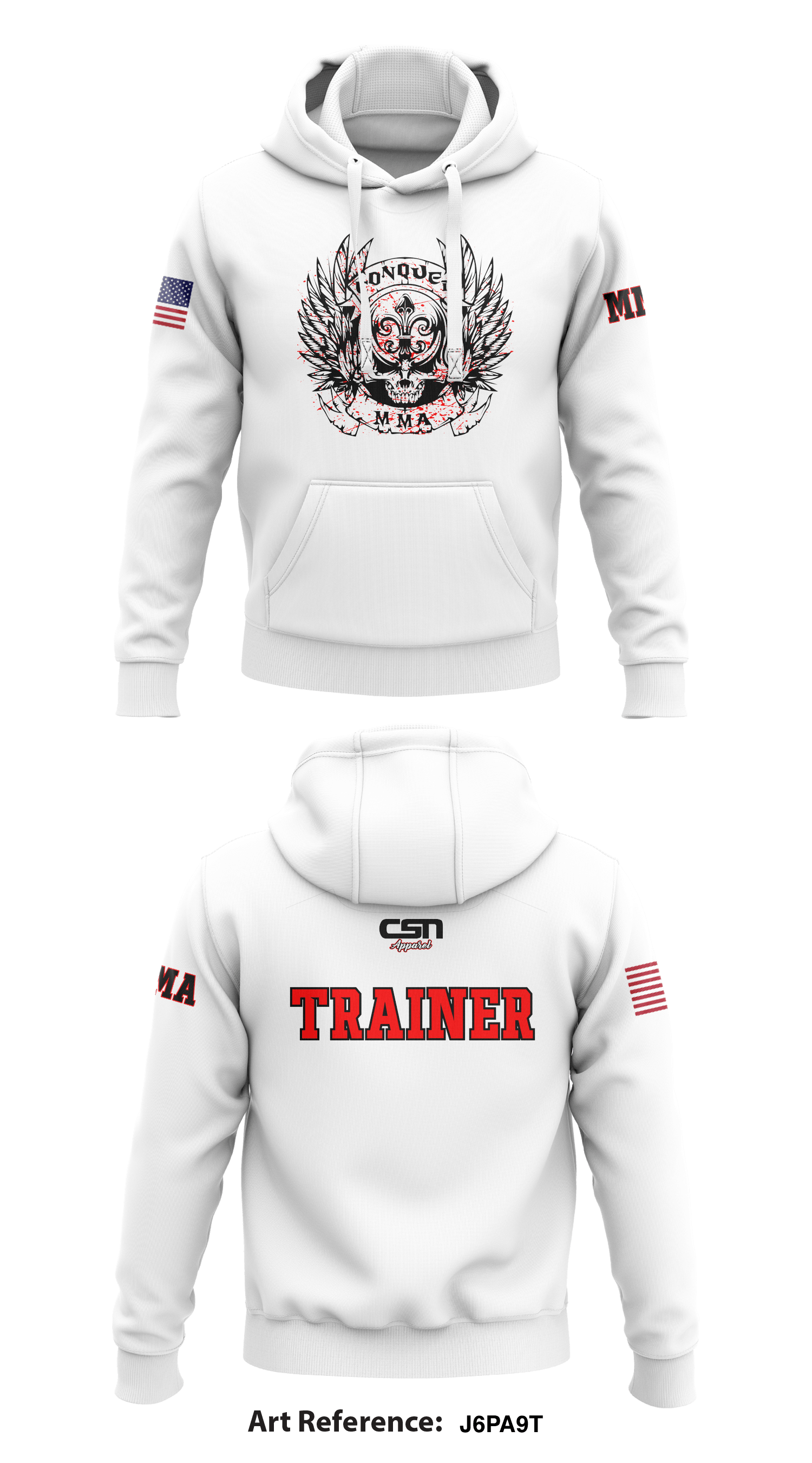 Conquer MMA Store 1 Core Men's Hooded Performance Sweatshirt