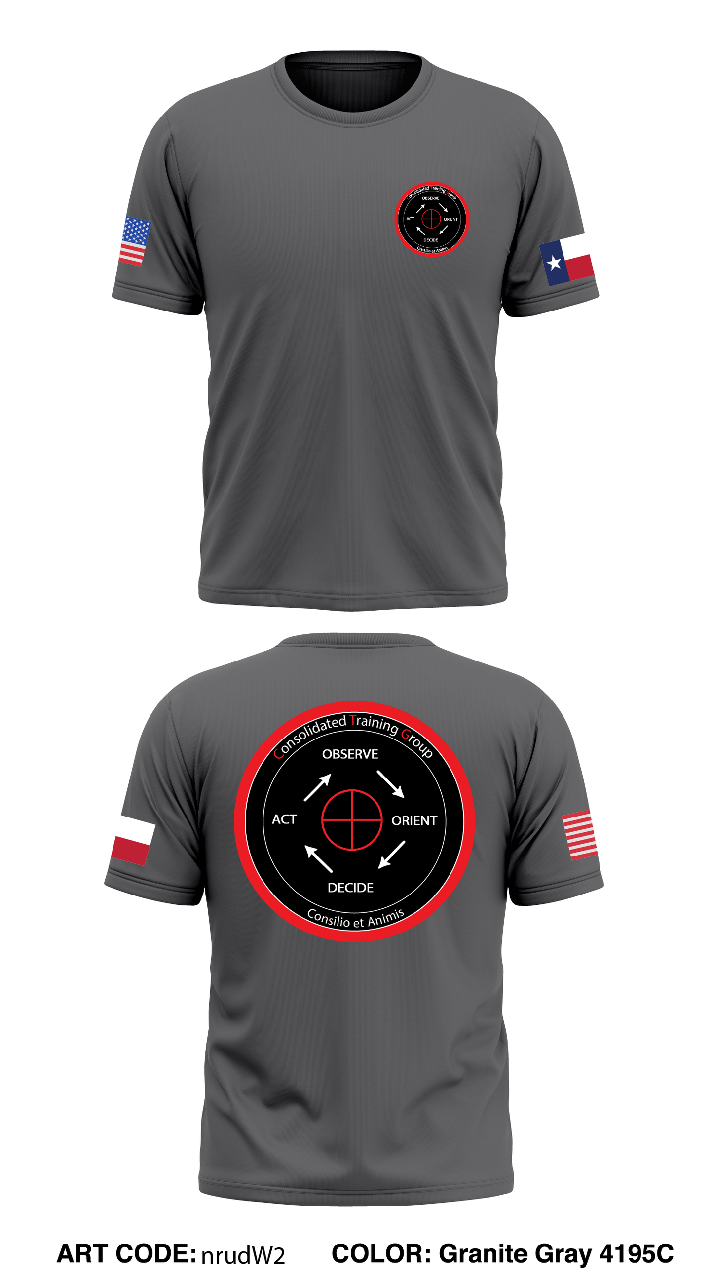 Consolidated Training Group Store 1 Core Men's SS Performance Tee - nrudW2
