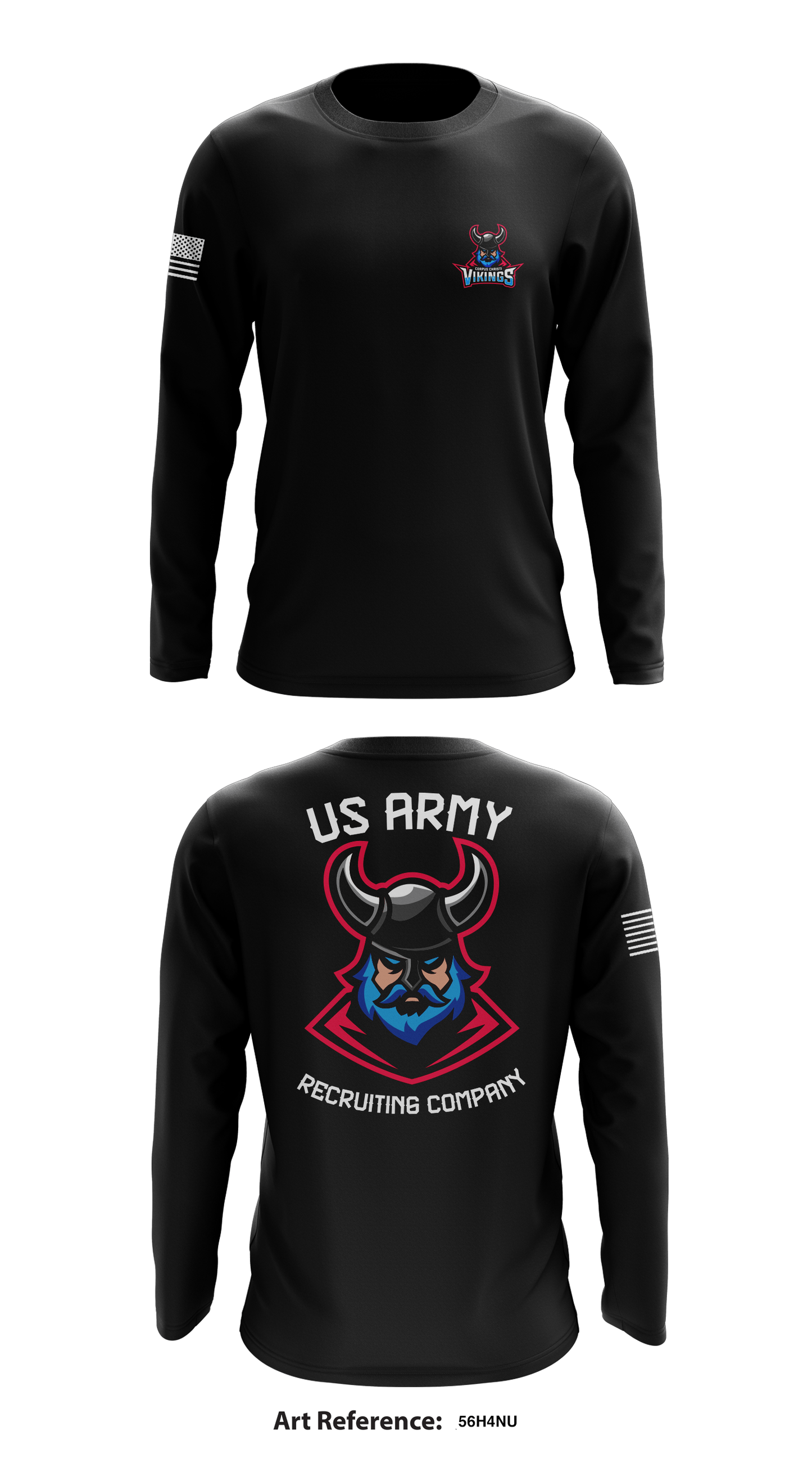 CORPUS CHRISTI US ARMY RECRUITING COMPANY Store 1 Core Men's LS Performance Tee - 56h4nU