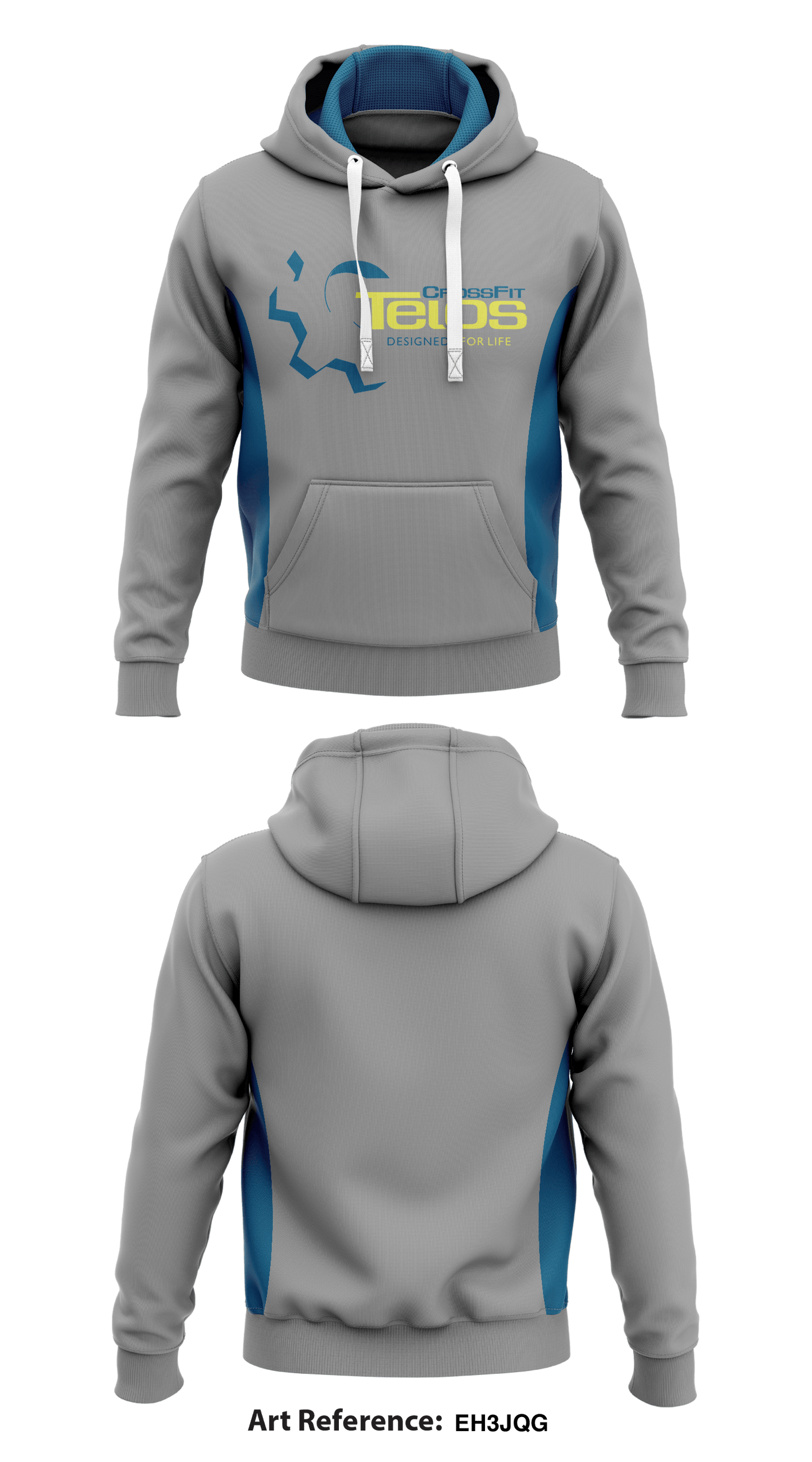 CrossFit Telos Store 1 Core Men's Hooded Performance Sweatshirt - eH3jqG
