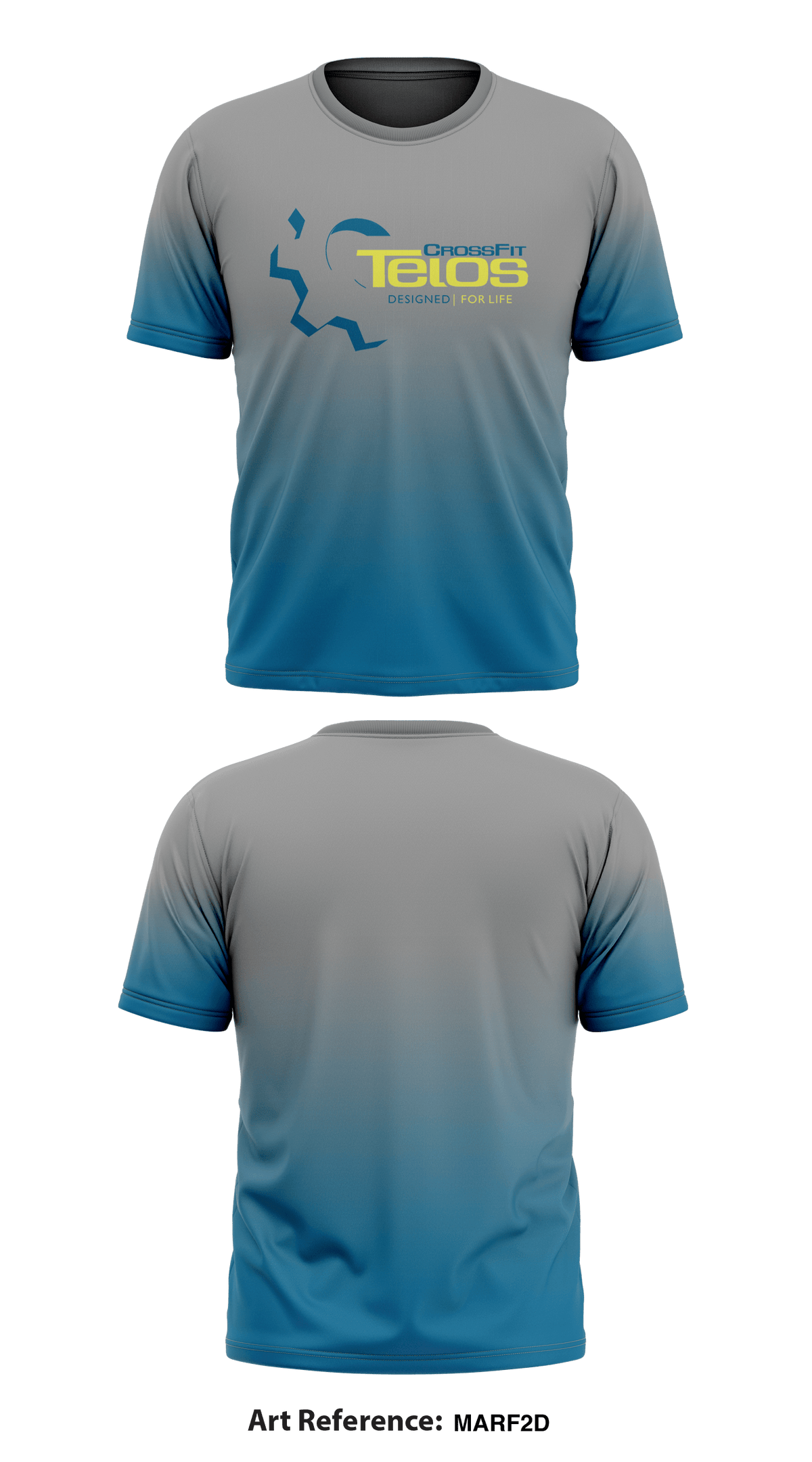 CrossFit Telos Store 1 Core Men's SS Performance Tee - mArf2D