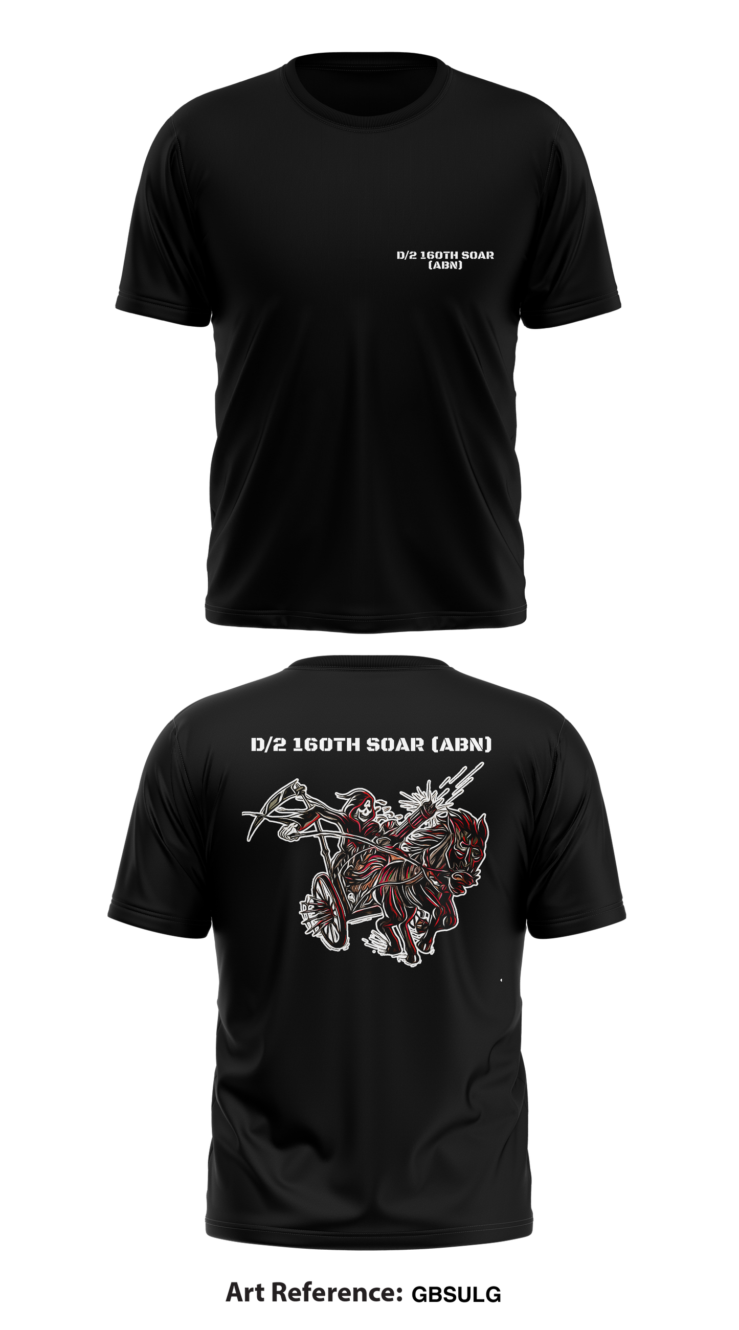 D/2 160th SOAR (Abn) Store 1 Core Men's SS Performance Tee - gBSuLG