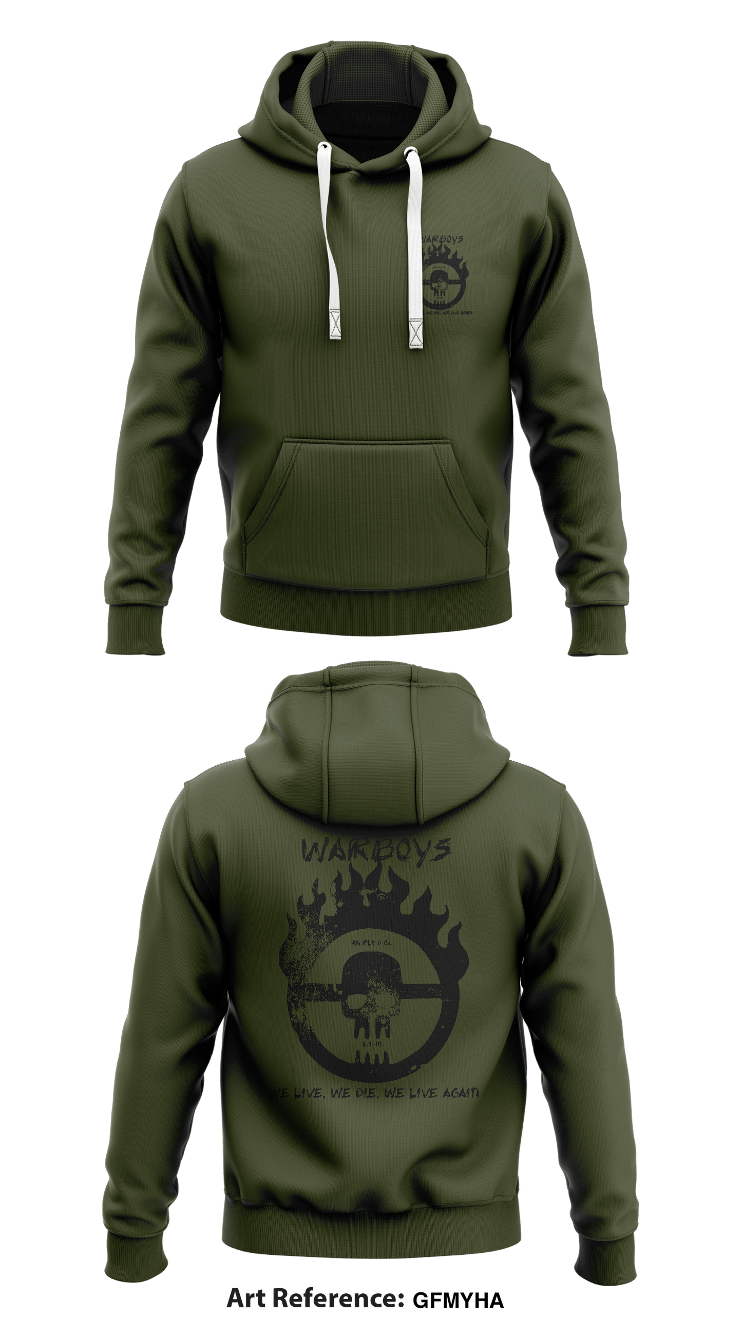 D 4-31 Warboys Store 1 Core Men's Hooded Performance Sweatshirt - gfMYha