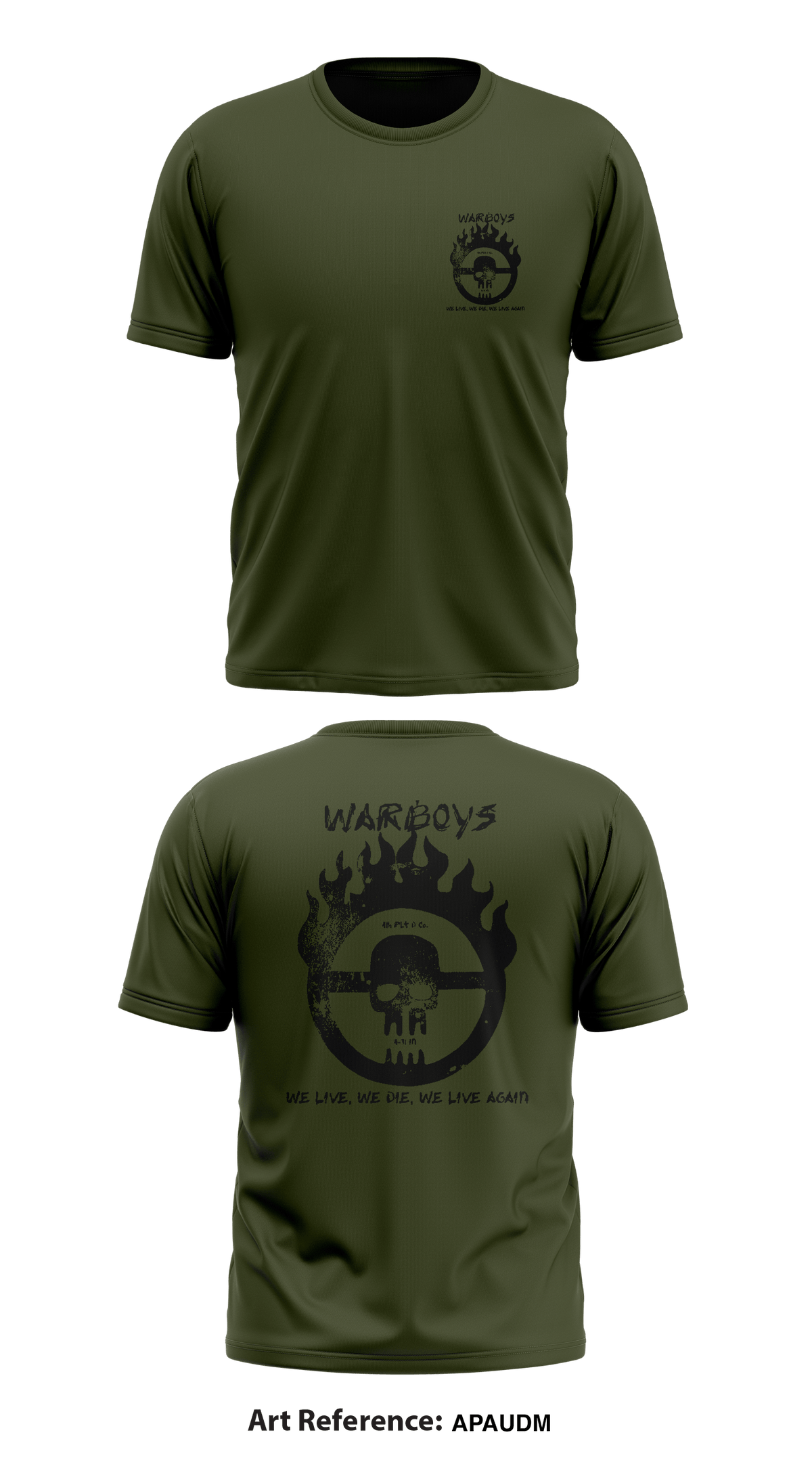 D 4-31 Warboys Store 1 Core Men's SS Performance Tee - APAUDm