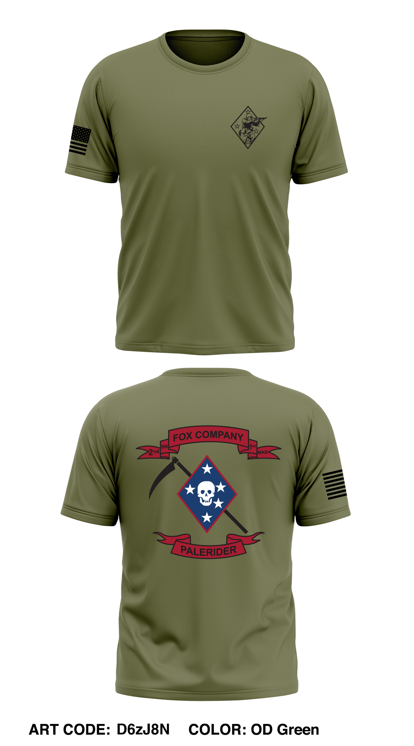V21 Fox Company "Palerider" Core Men's SS Performance Tee - D6zJ8N