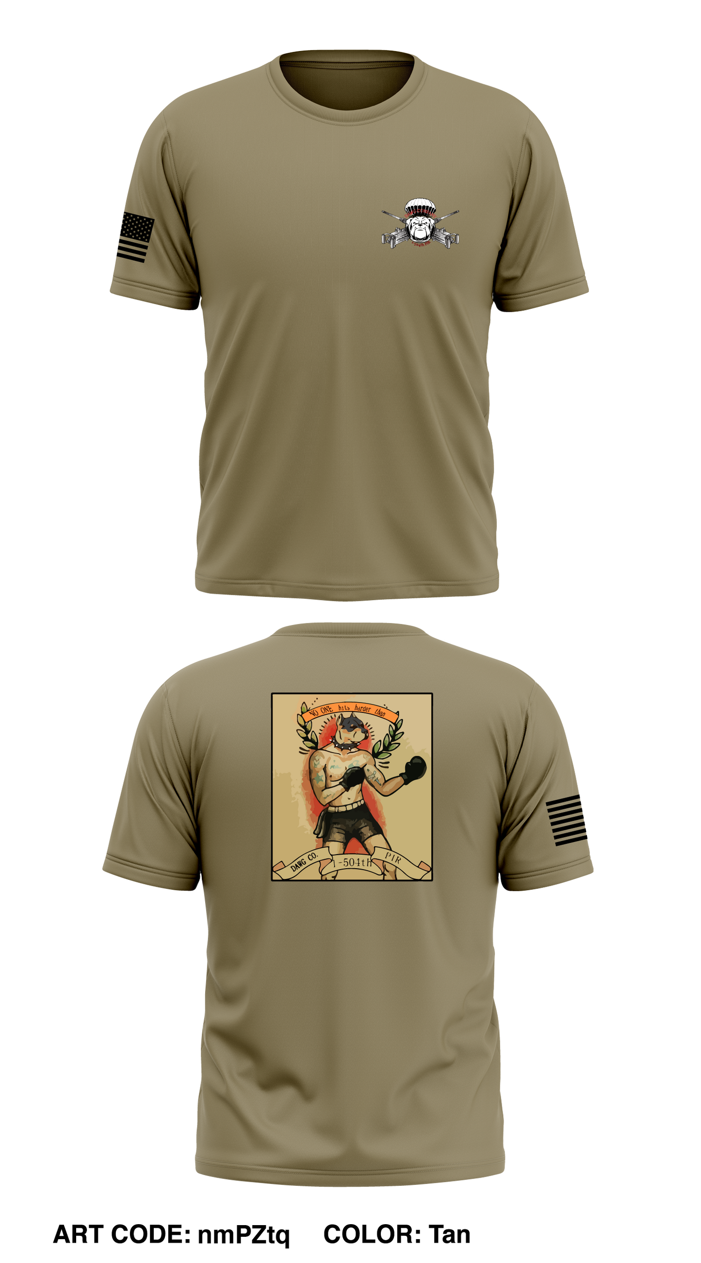 D co, 1 BN, 504th PIR Store 1 Core Men's SS Performance Tee - nmPZtq