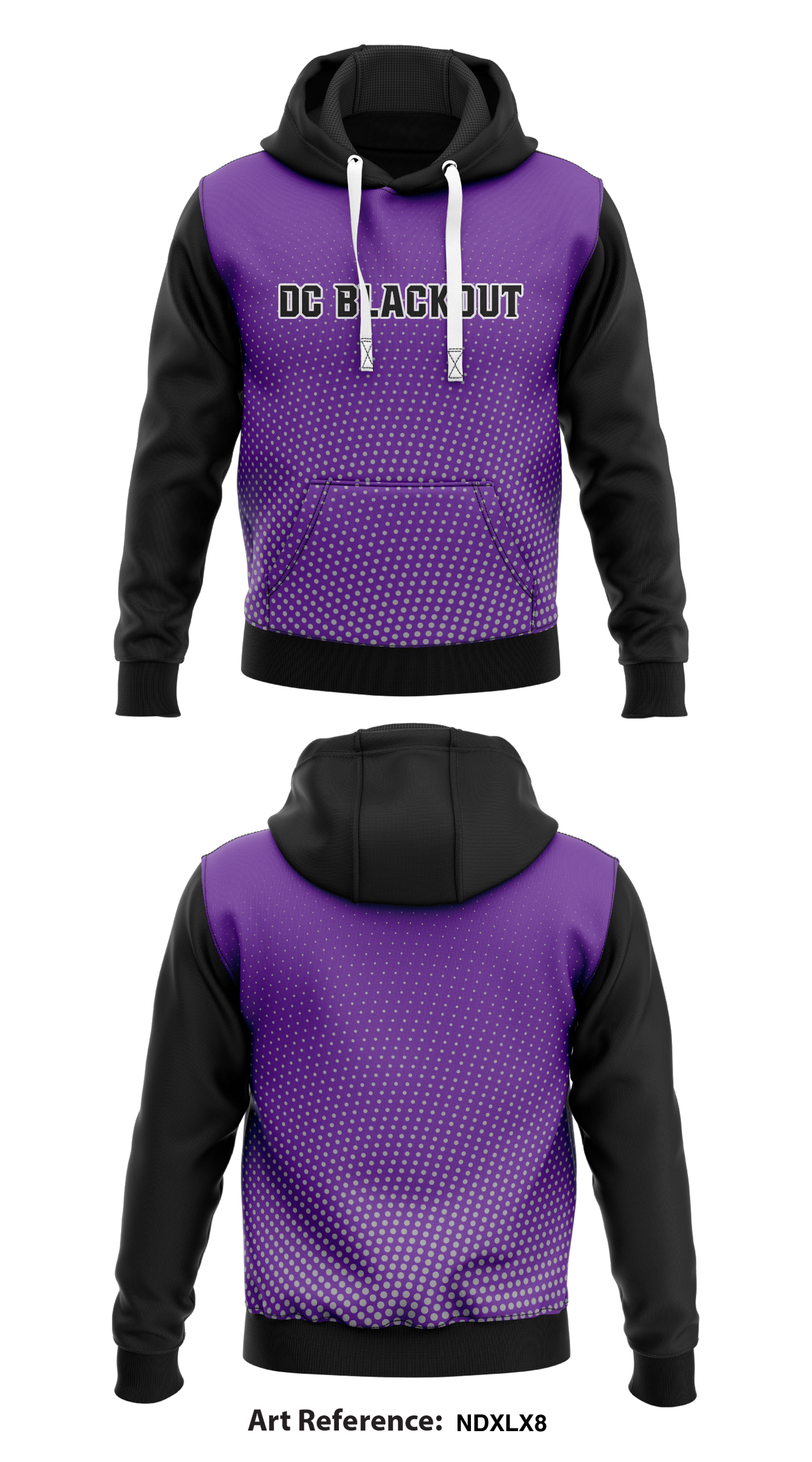 DC BlackOut Store 1 Core Men's Hooded Performance Sweatshirt - nDXLX8