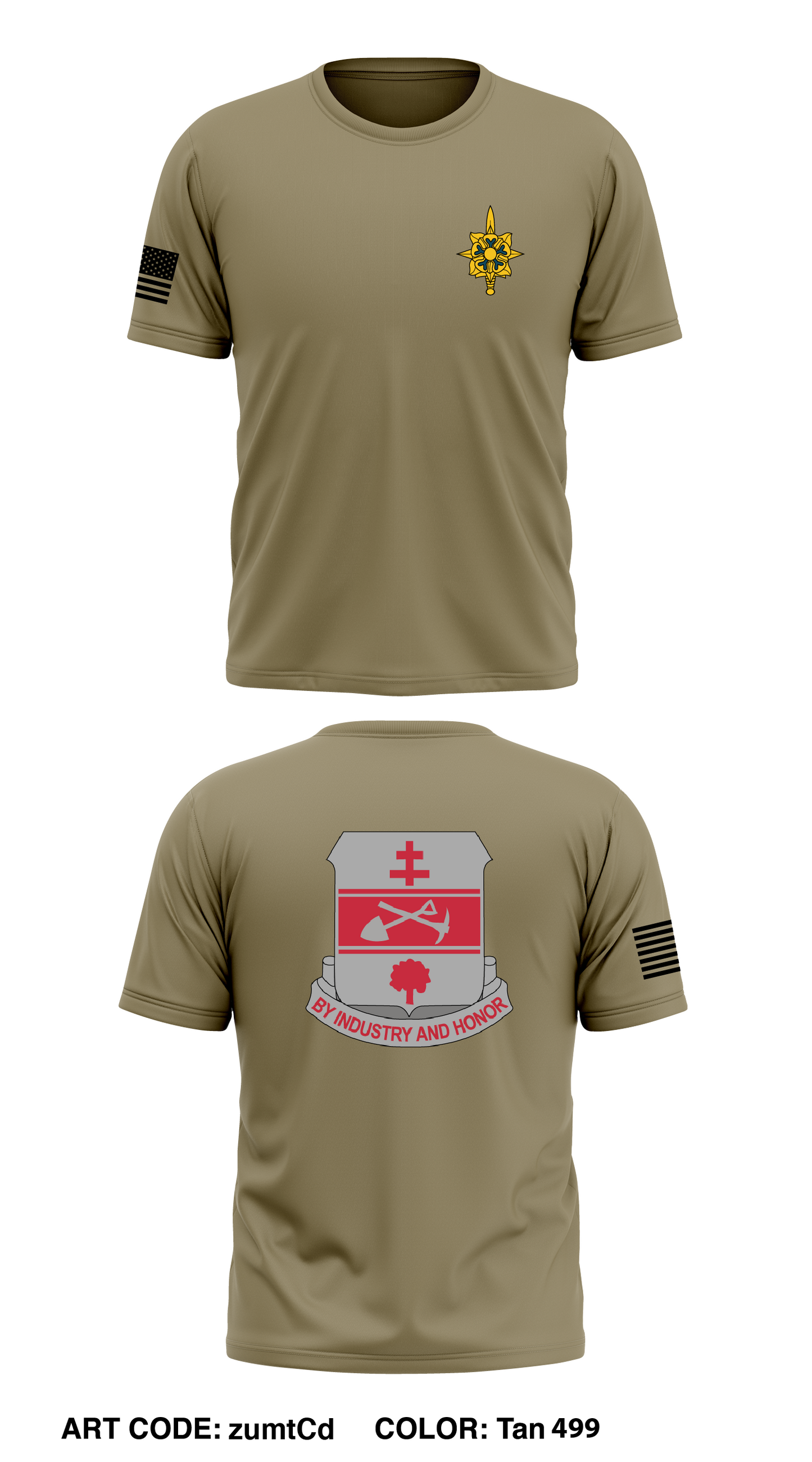 D Co, 317th BEB, 3/10 MTN DIV Store 1 Core Men's SS Performance Tee - zumtCd