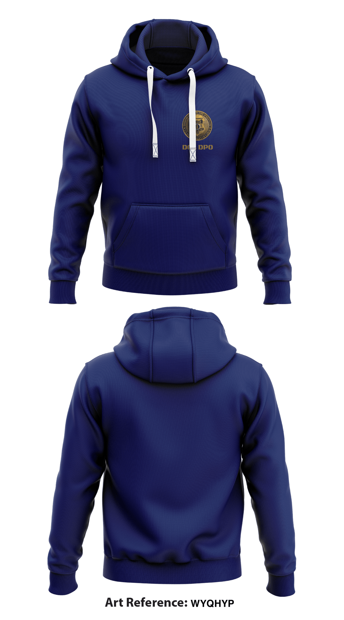 Division of Protective Operations Core Men's Hooded Performance Sweatshirt - WYqhYp