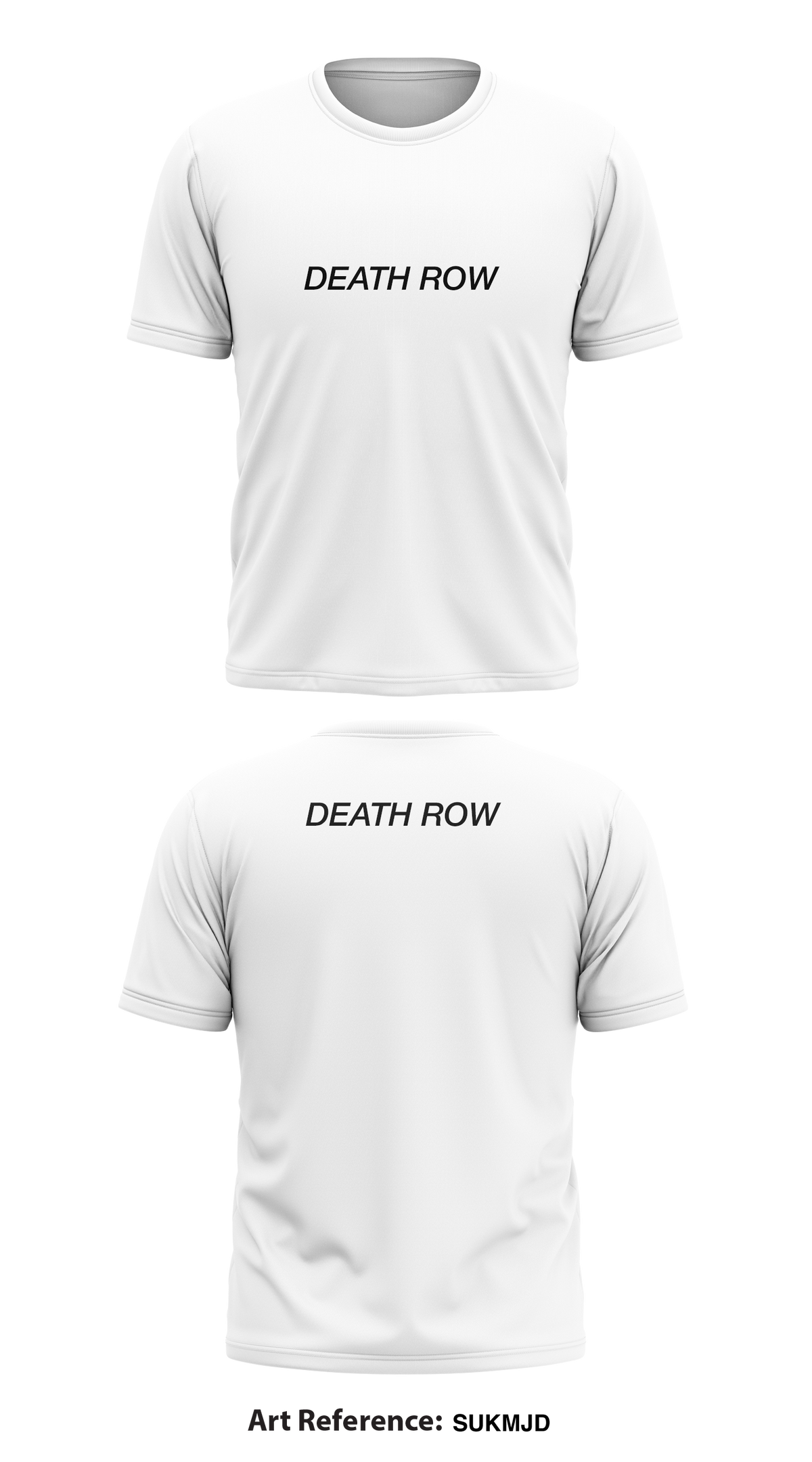 Death Row Store 1 Core Men's SS Performance Tee - sUKMJd