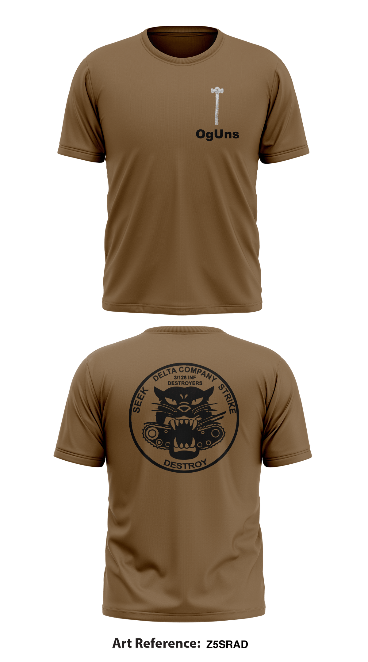 Destroyer Company Store 1 Core Men's SS Performance Tee - z5SrAD