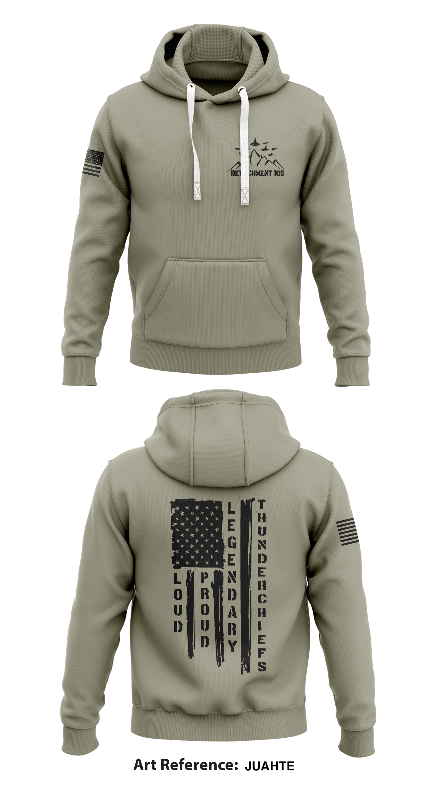 Detachment 15 Thunderchiefs Store 1 Core Men's Hooded Performance Sweatshirt - juahtE