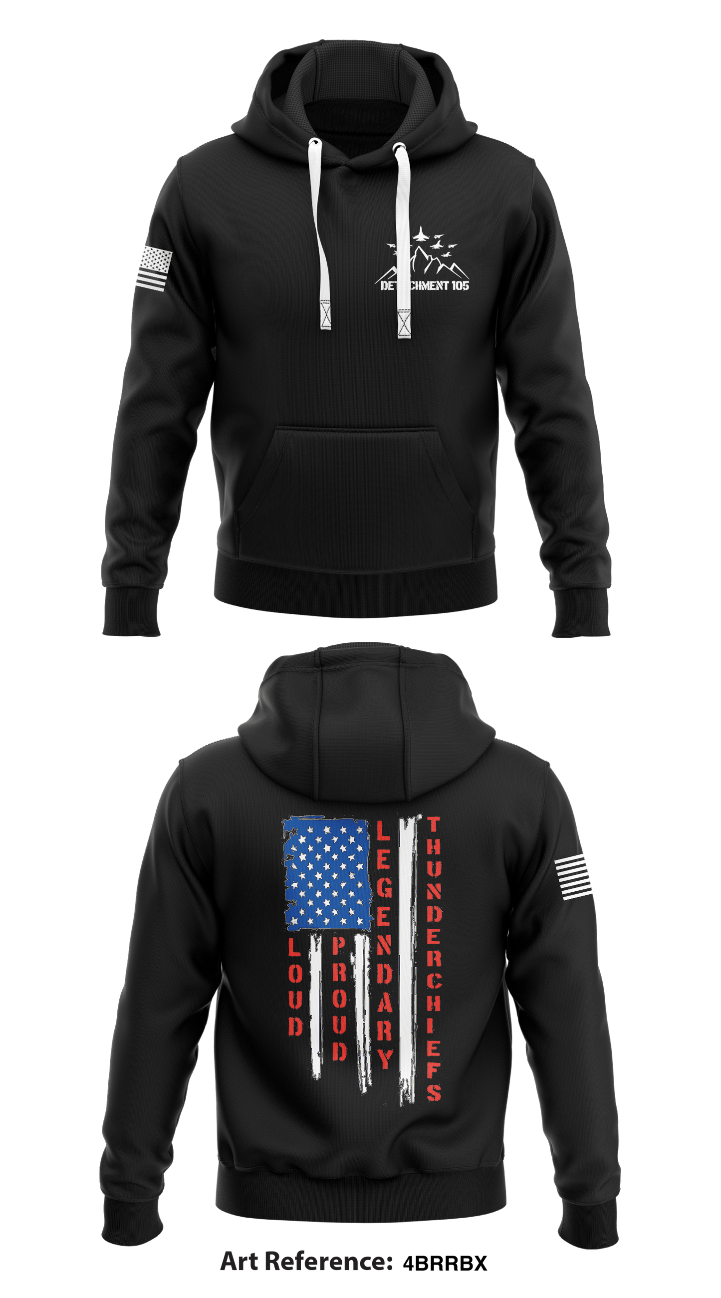 Detachment 15 Thunderchiefs Store 1 Core Men's Hooded Performance Sweatshirt - 4bRrBx