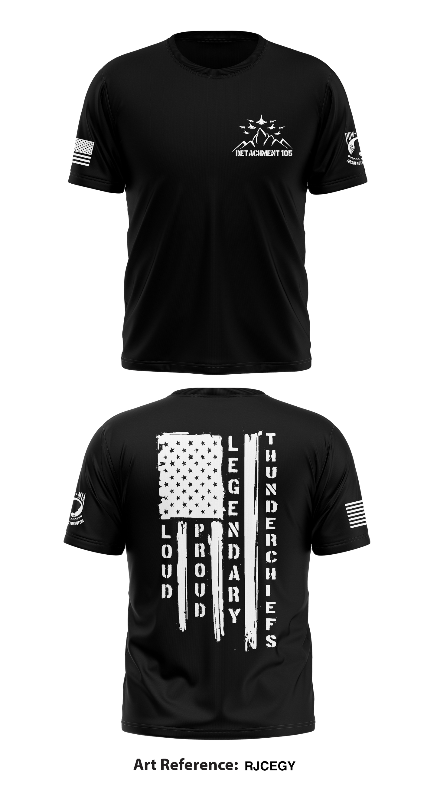 Detachment 105 Thunderchiefs Store 1 Core Men's SS Performance Tee - RjCEgy