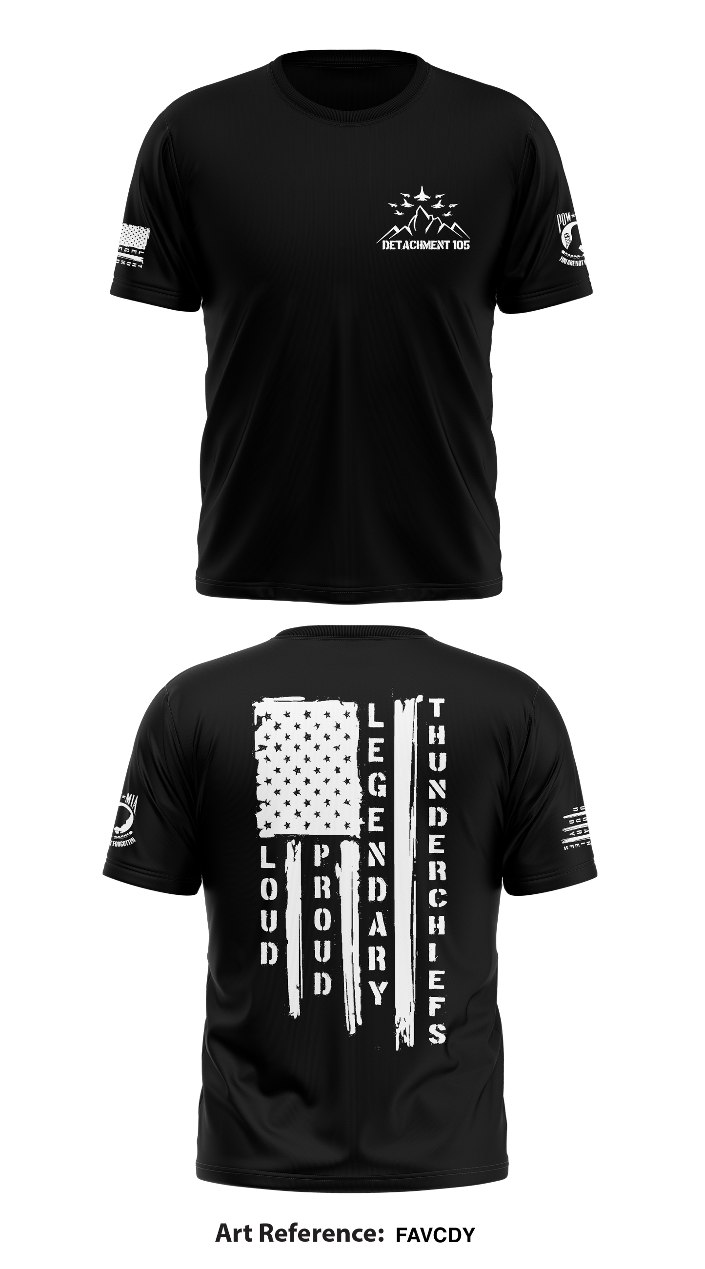 Detachment 105 Thunderchiefs Store 1 Core Men's SS Performance Tee - fAVCdy