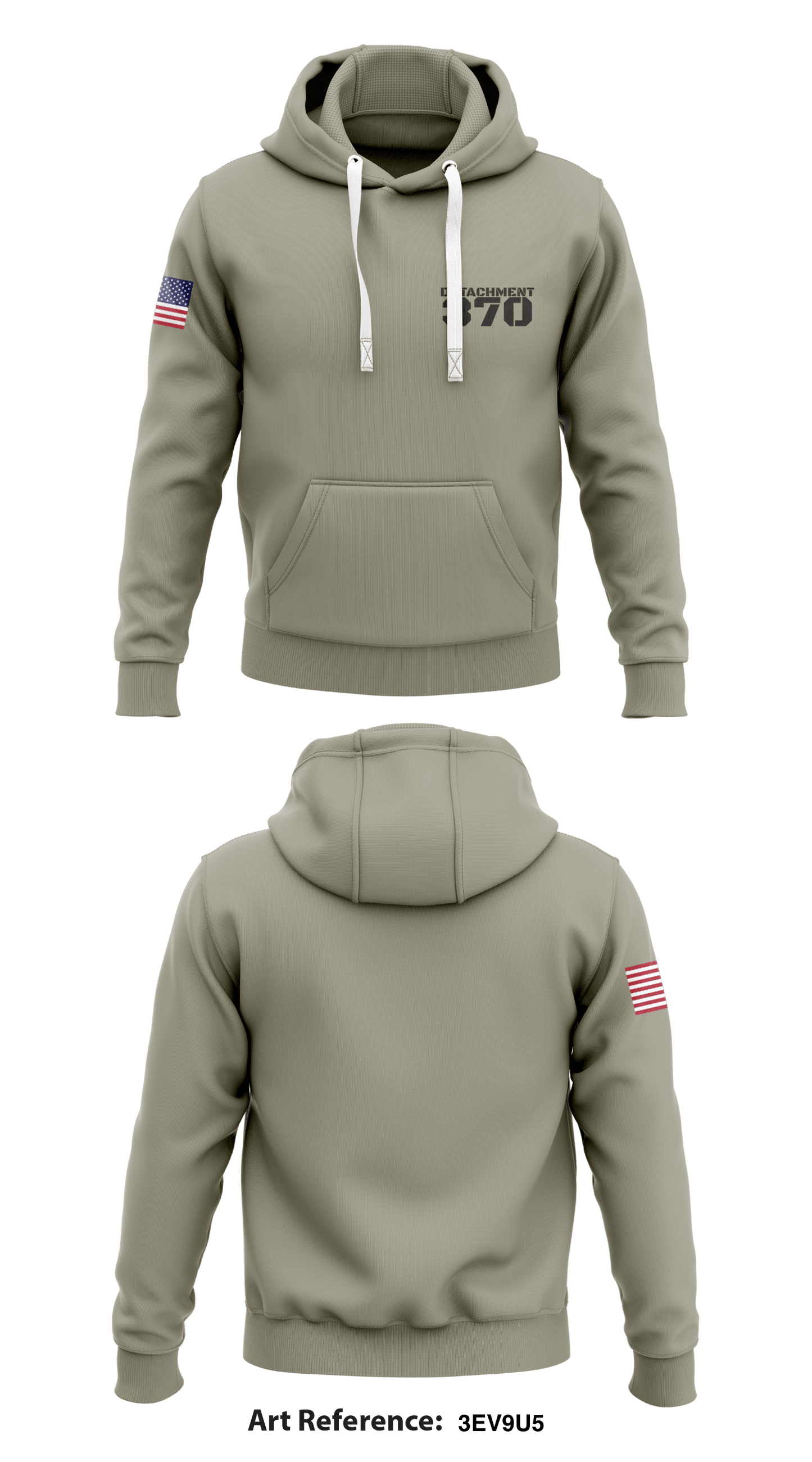 Detachment 37 Store 1 Core Men's Hooded Performance Sweatshirt - 3EV9u5